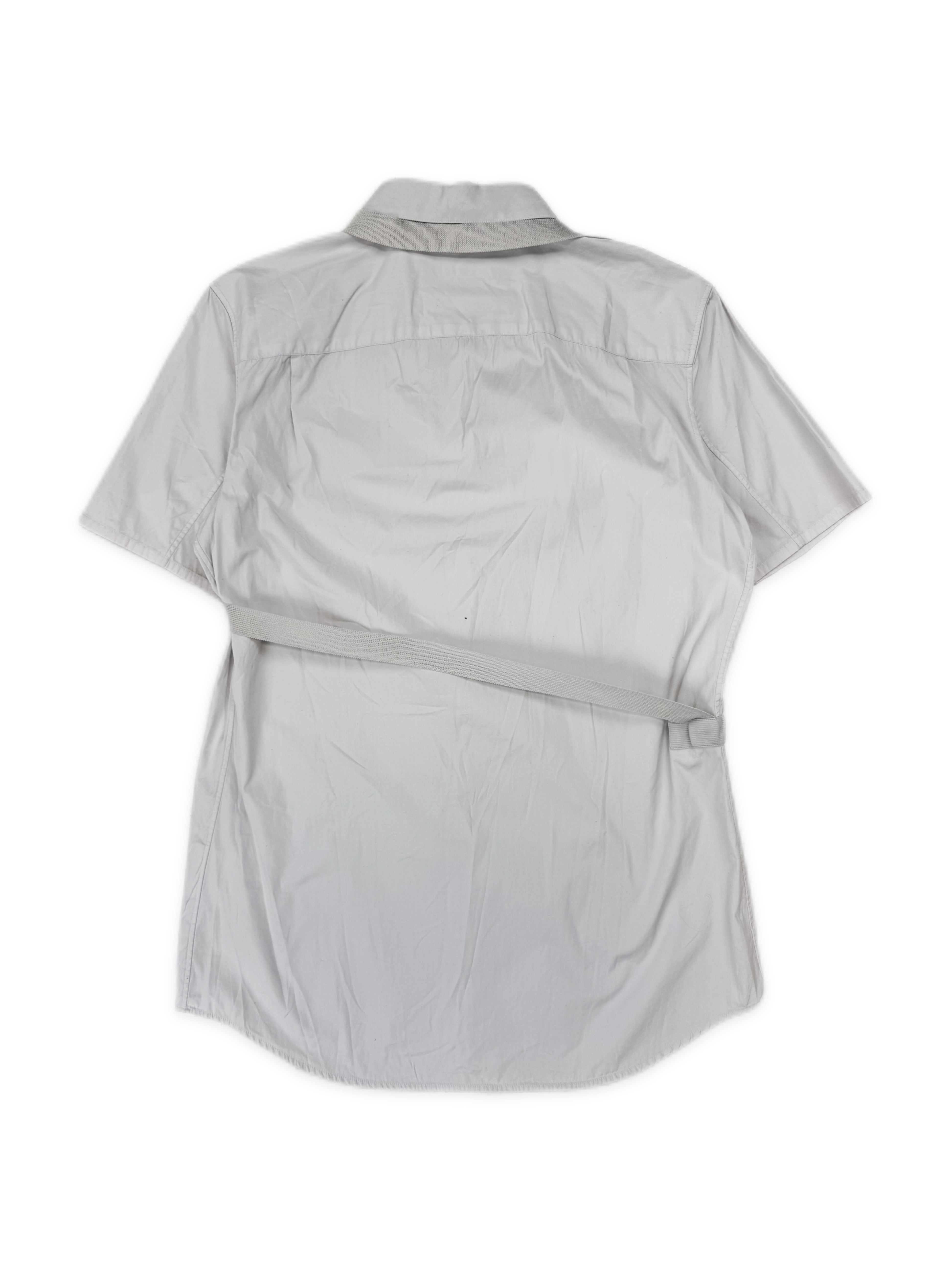SS03 Helmut Lang Bondage Strap Button Up Shirt