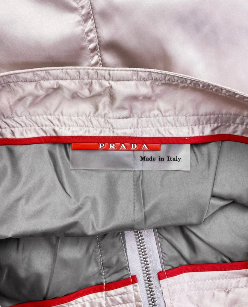 FW99 Prada Astro Cargo Aviator Belted Bondage Rose Pants