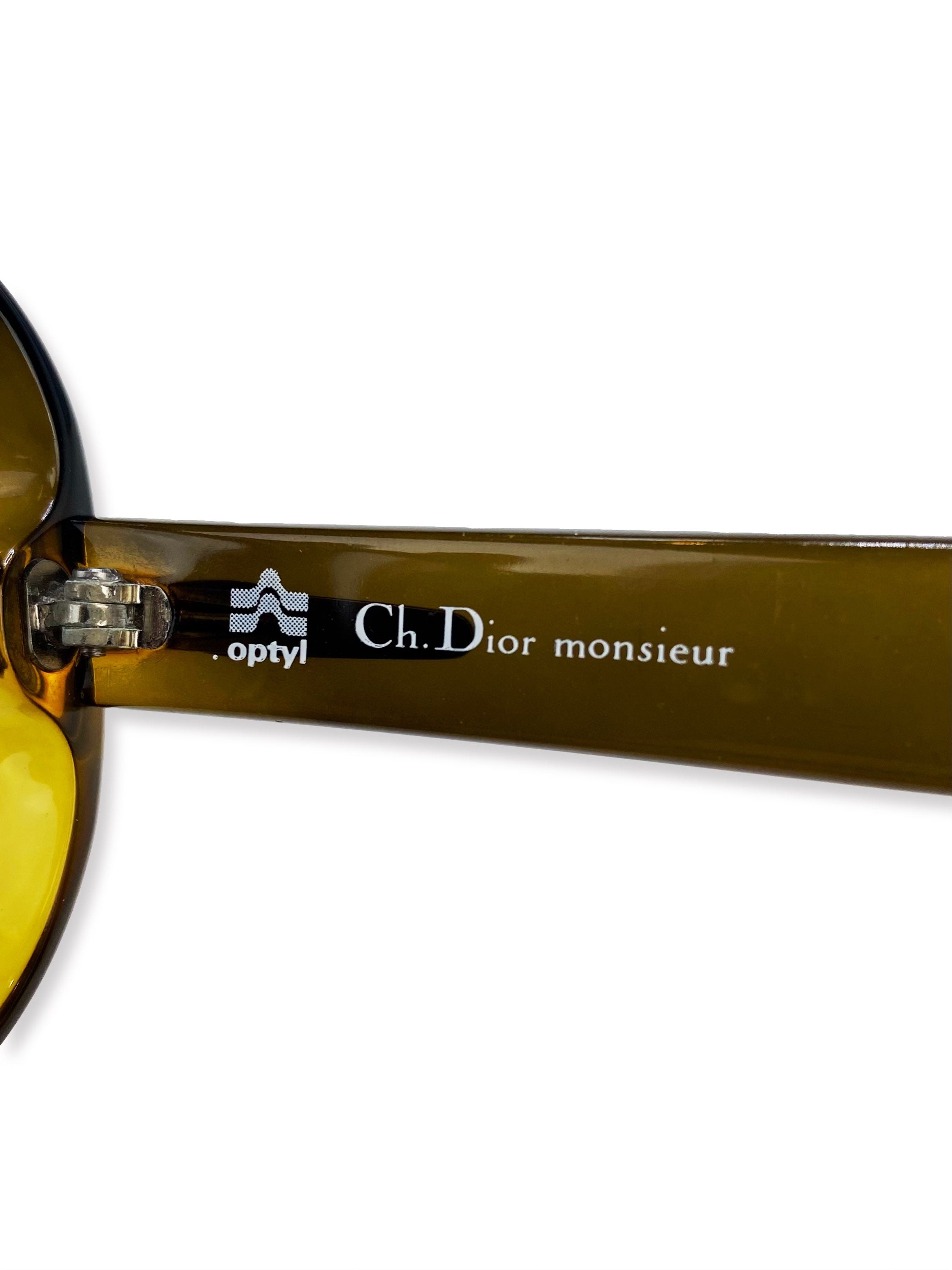 Dior Blue Tit Gradient Boxy Aviator Sunglasses