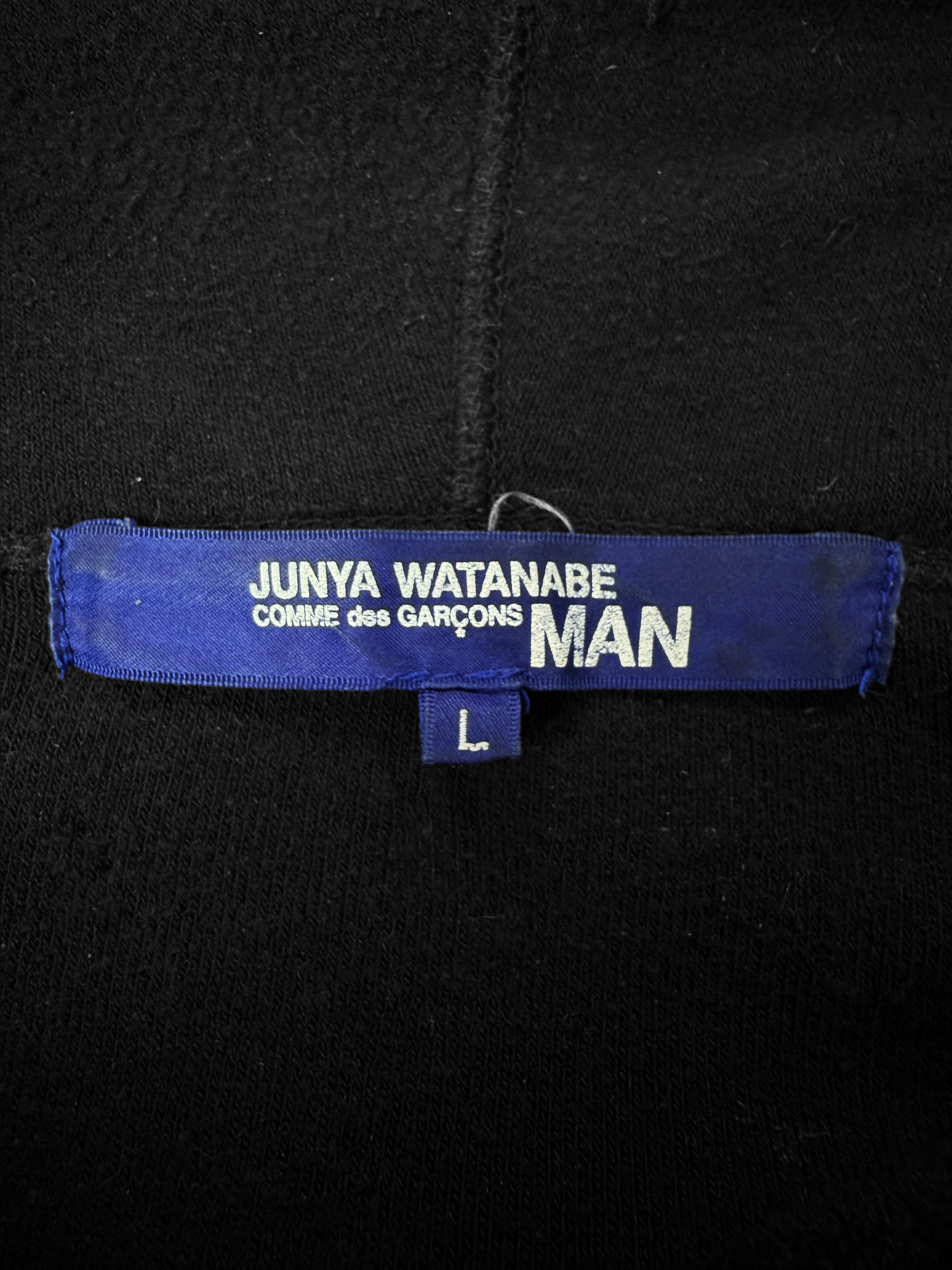 2002 Junya Watanabe ‘Hornets’ Collegiate Emblem Black Hoodie