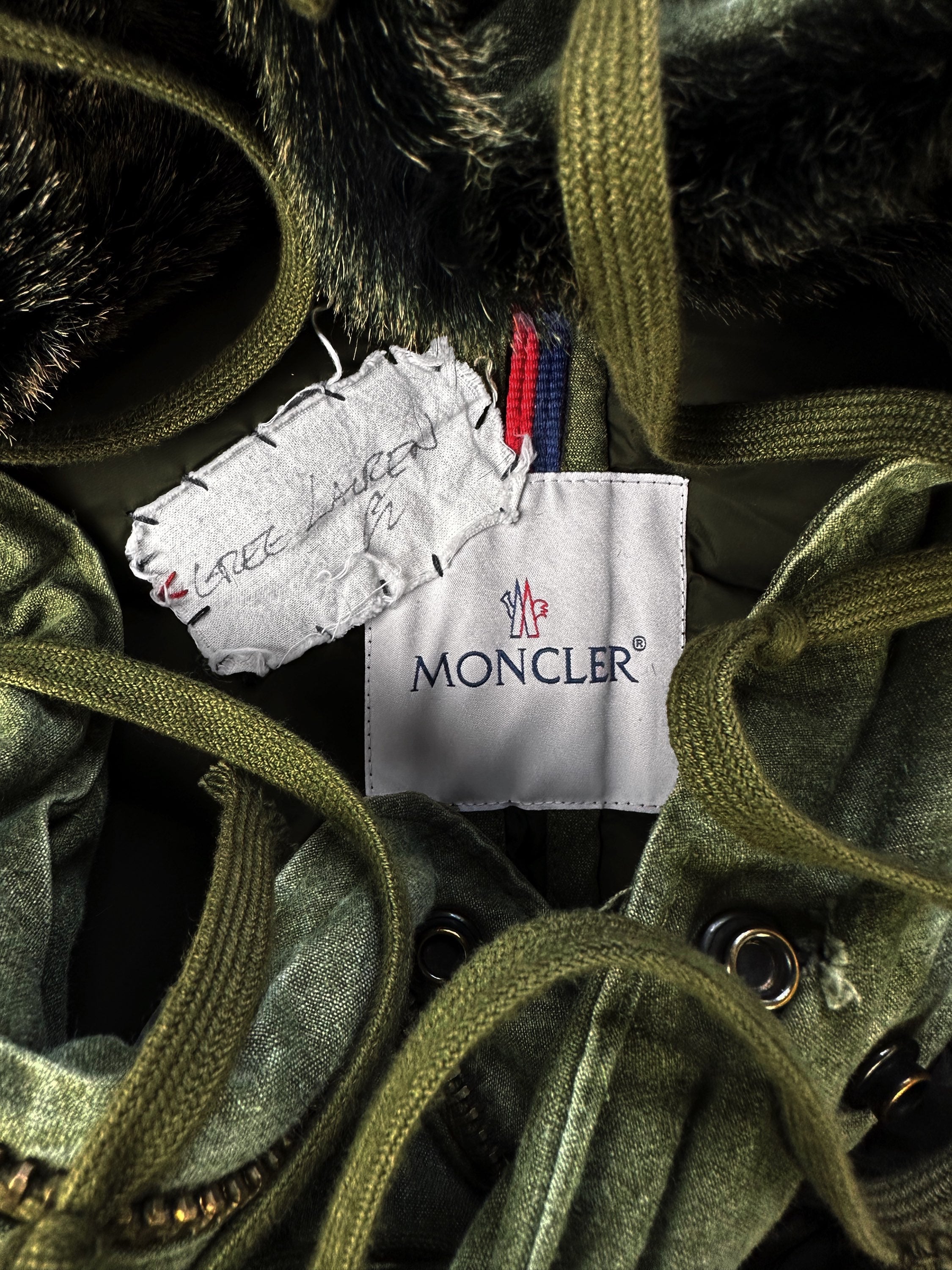 AW17 Moncler x Greg Lauren ‘Collide’ Reworked Denim Puffer Trench Coat