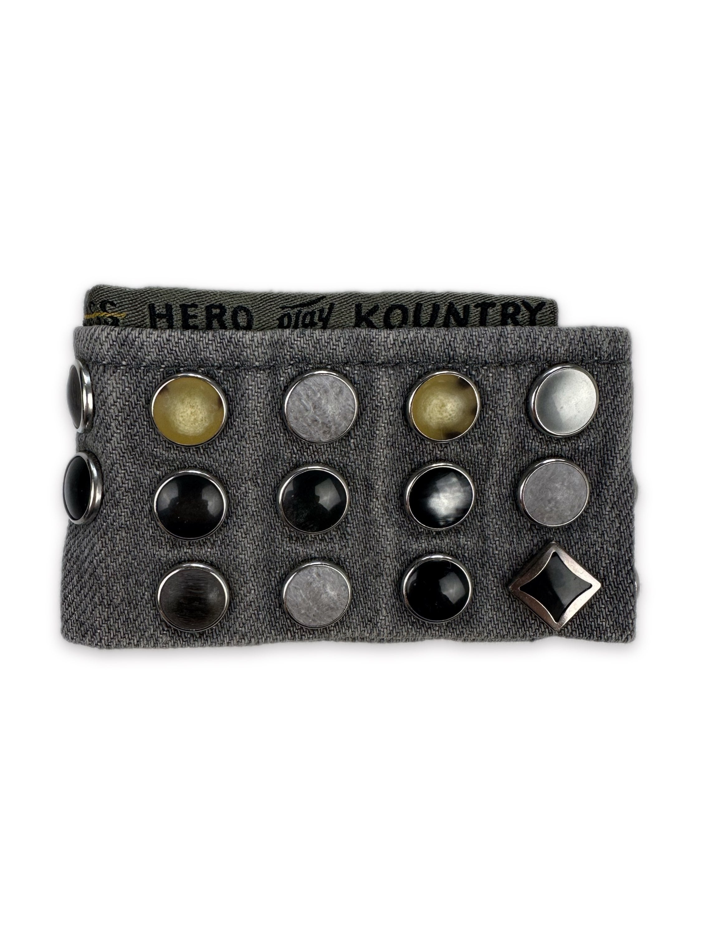 Kapital Kountry Stone Button Snap Closure Bracelet
