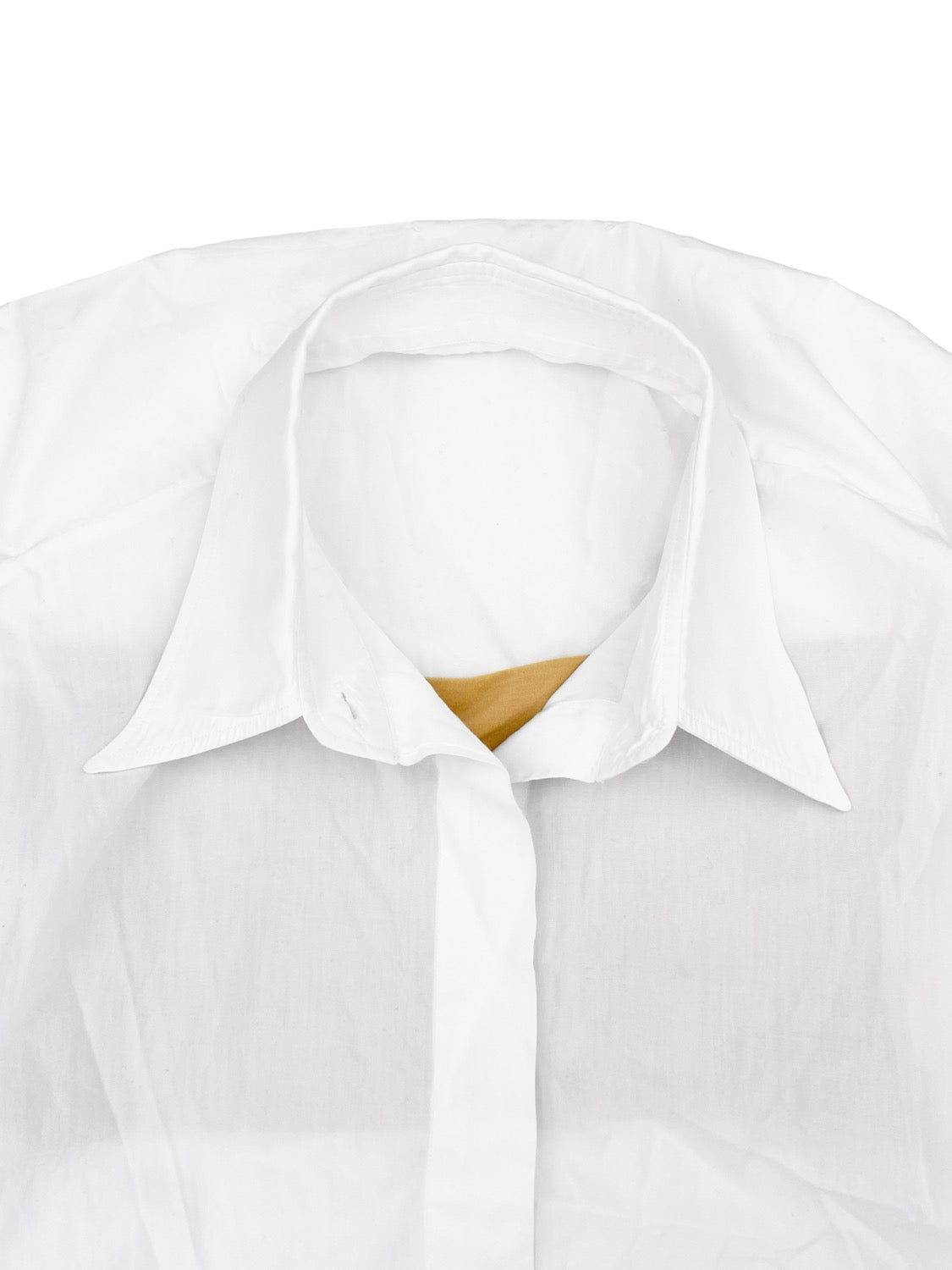 AW07 Margiela White Tag Circle Longsleeve Button Up