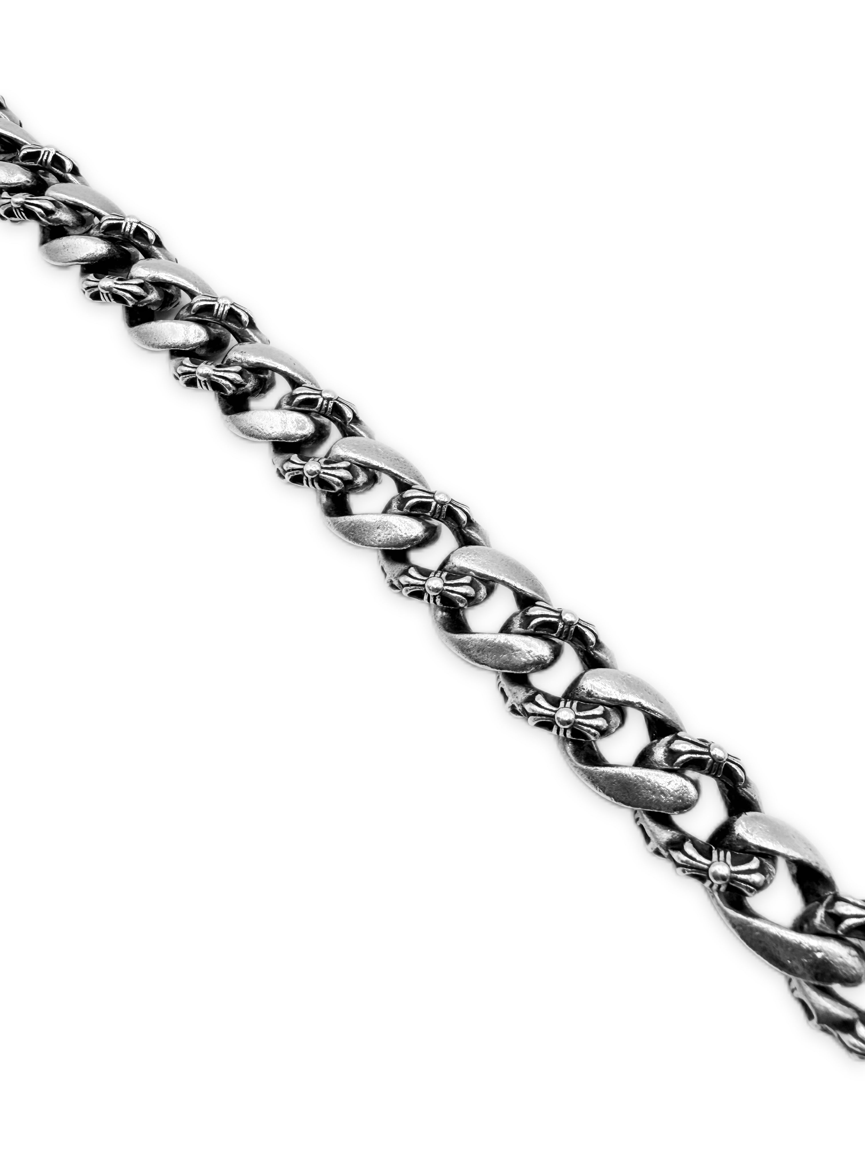 Chrome Hearts XL 23 in Fancy Cuban Link Double Lobster Clasp Wallet Chain