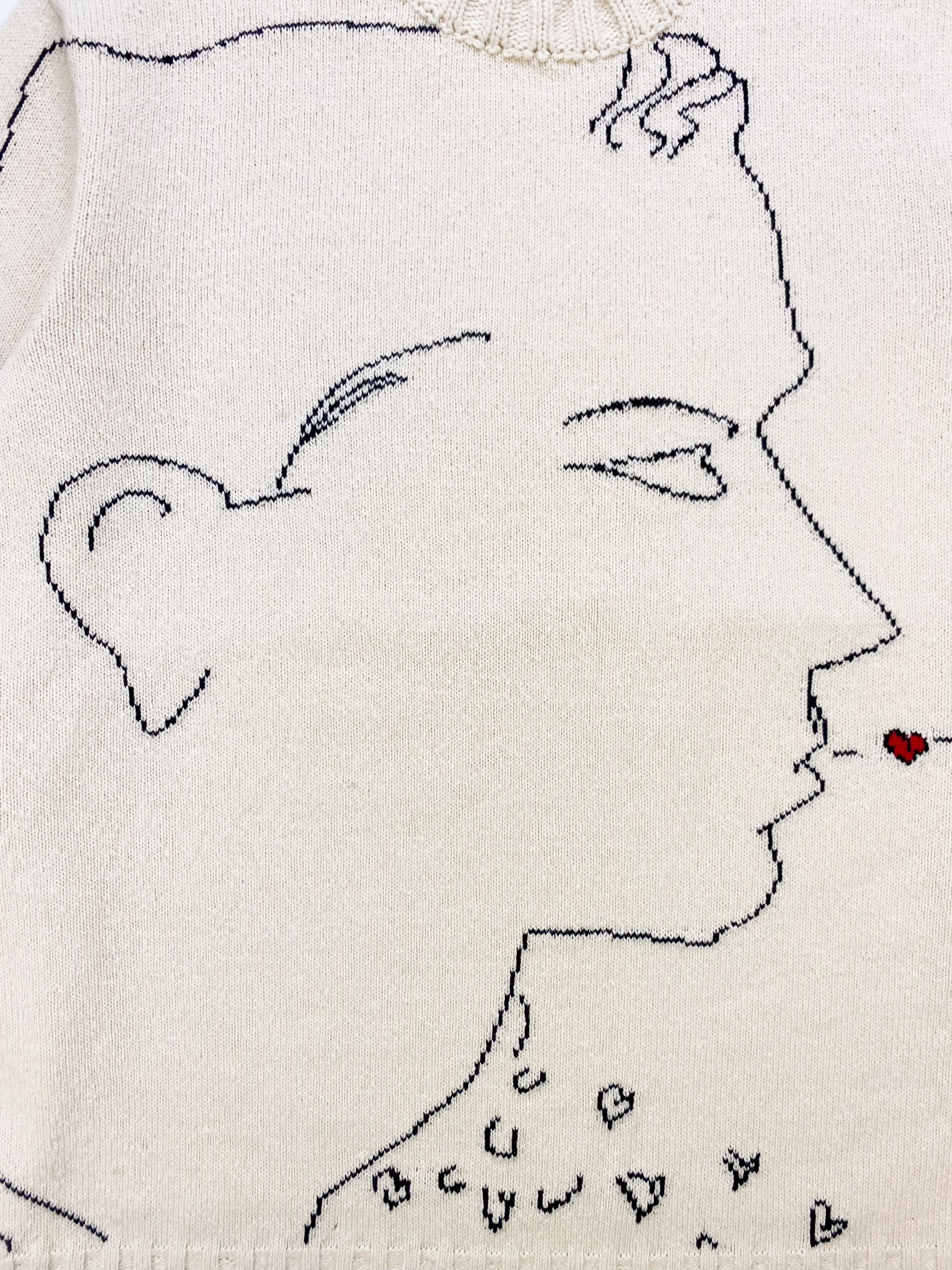 FW18 CK205W39NYC by Raf Simons Andy Warhol Knitted Sweater