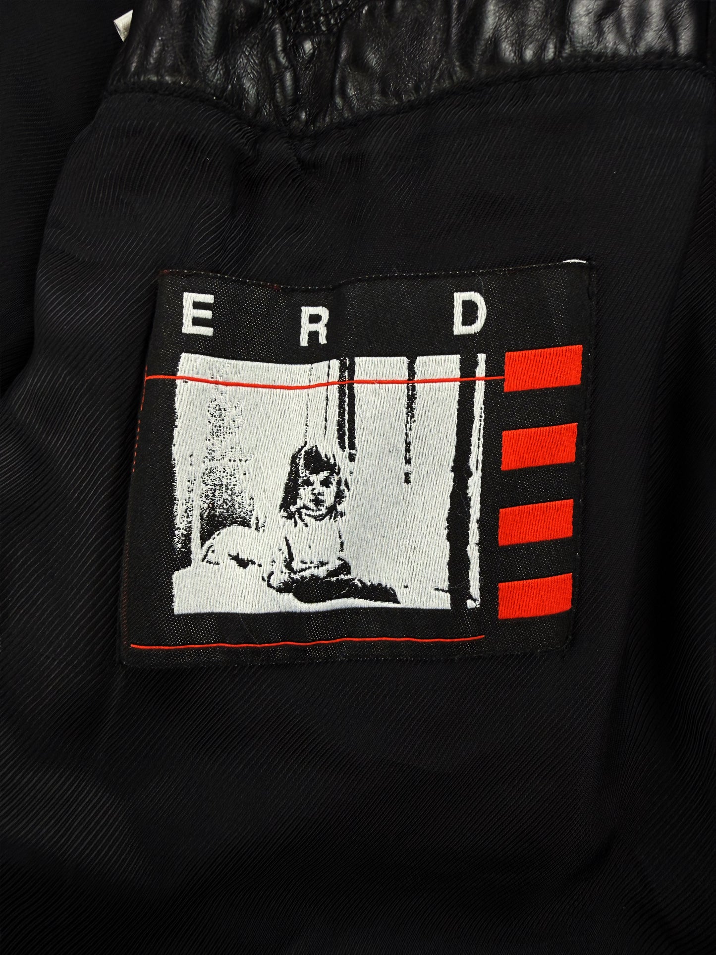 AW24 Enfants Riches Deprimes ‘Midnight Oil’ Black Leather Jacket