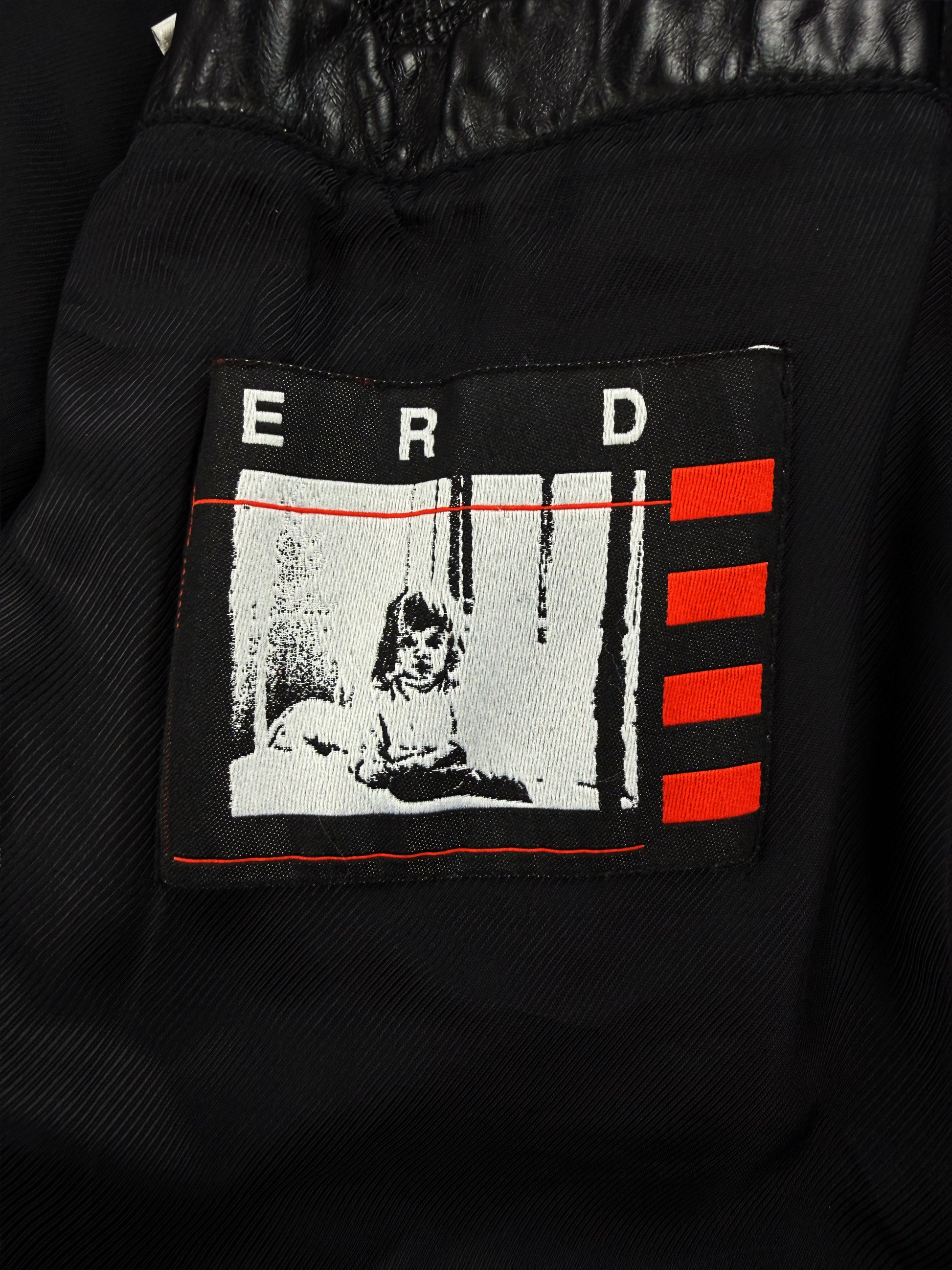 AW24 Enfants Riches Deprimes ‘Midnight Oil’ Black Leather Jacket