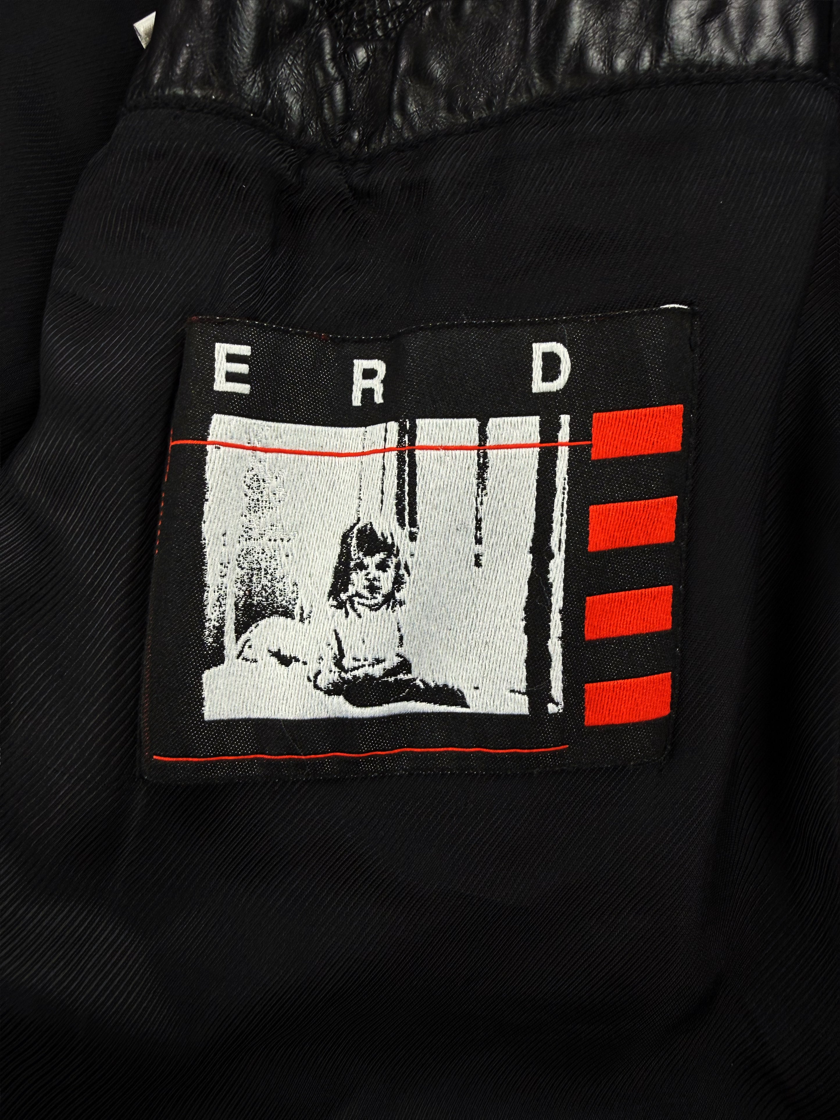 AW24 Enfants Riches Deprimes ‘Midnight Oil’ Black Leather Jacket