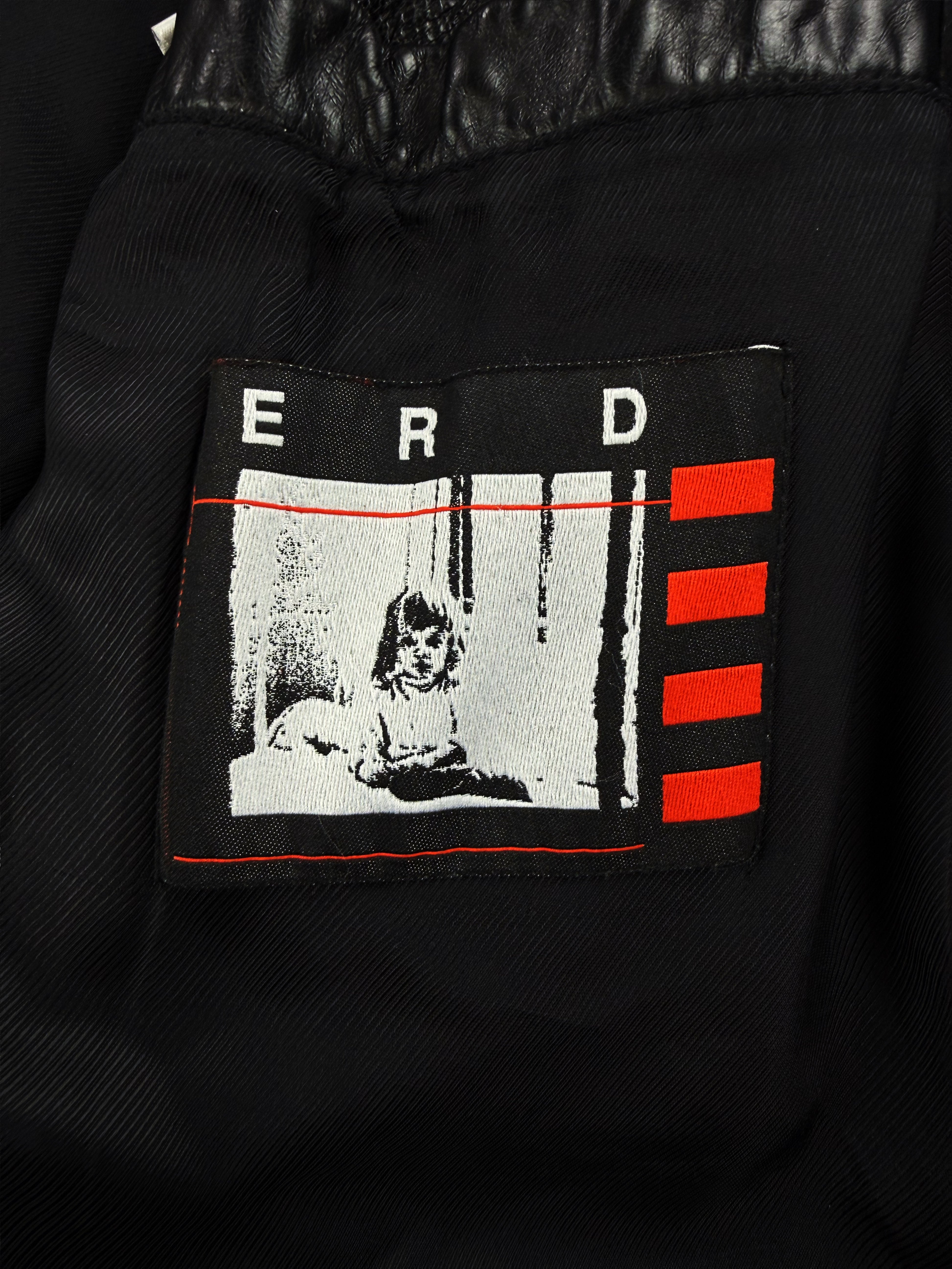 AW24 Enfants Riches Deprimes ‘Midnight Oil’ Black Leather Jacket