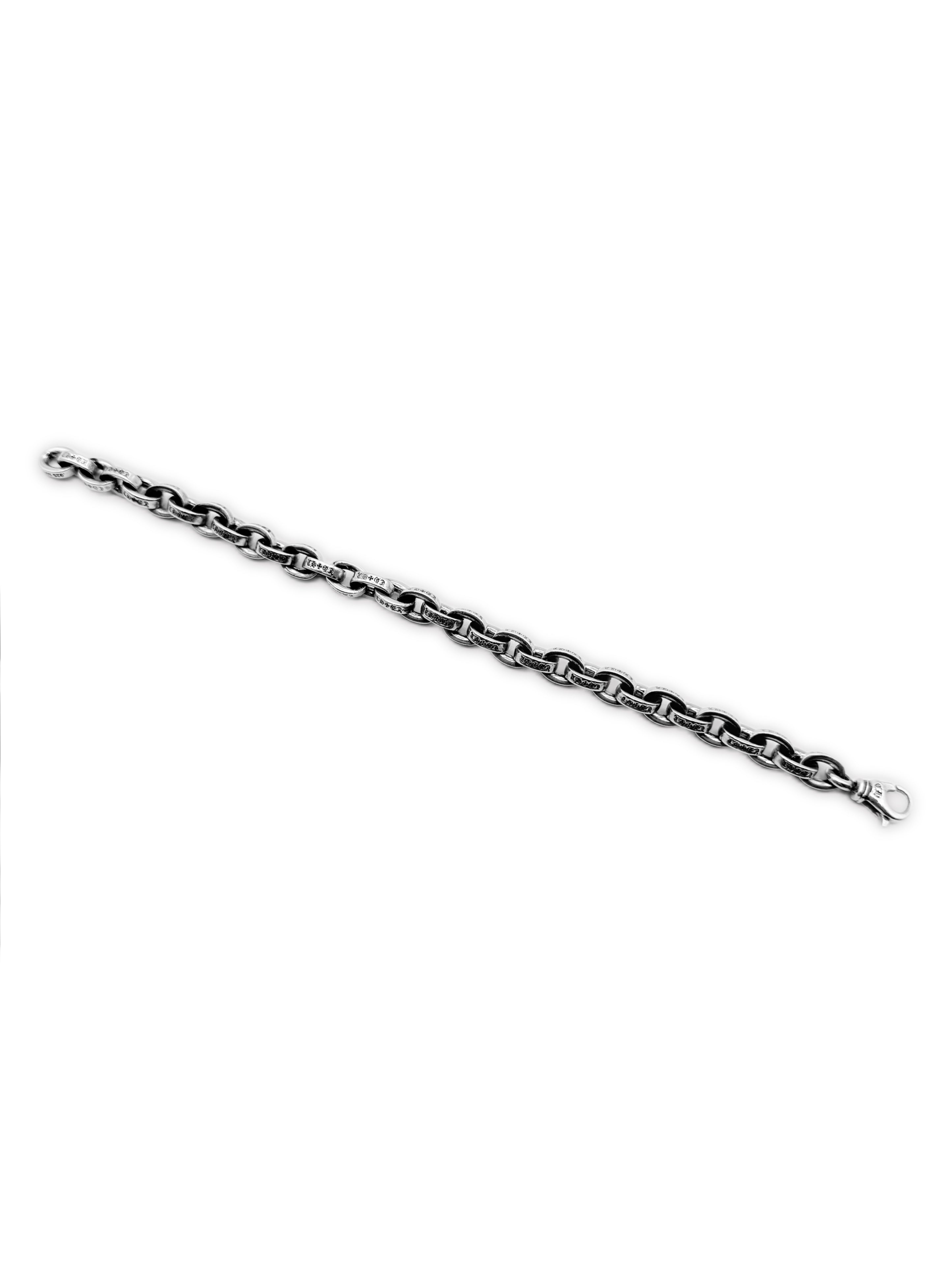 Chrome Hearts Large Paper Chain .925 Silver 8 in Bracelet