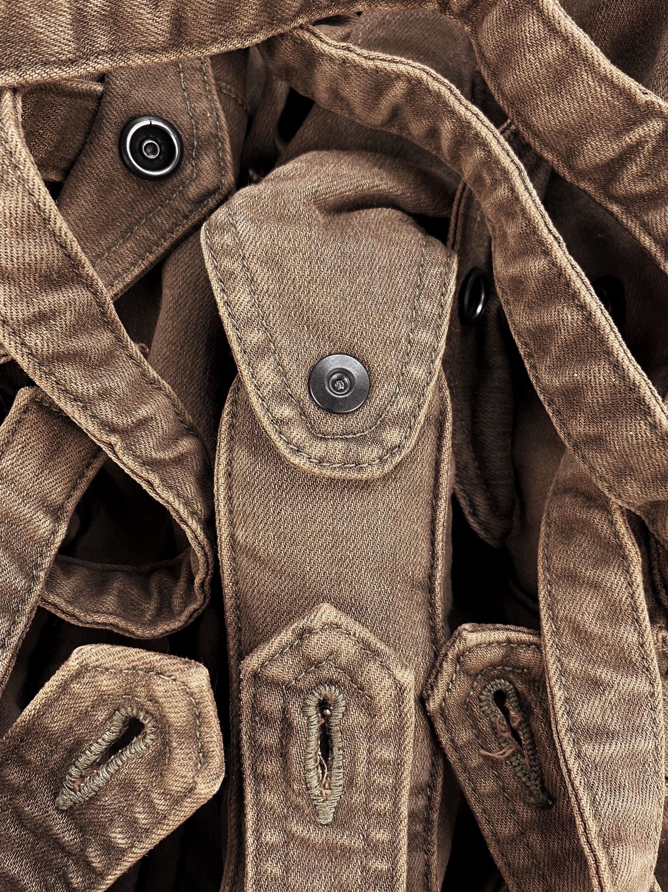 AW21 Julius ‘Gas Mask’ Bondage 3D Double Layered Cargo Denim