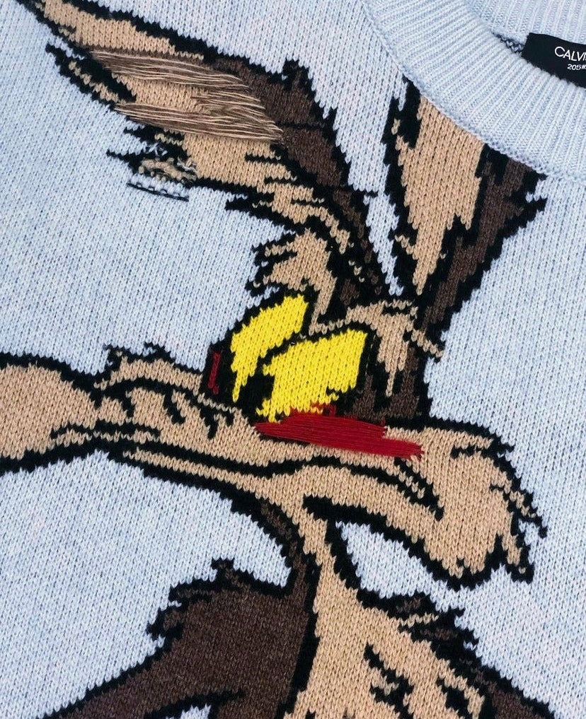 AW18 CK205W39NYC Raf Simons Looney Tunes ‘Road Runner’ Knit