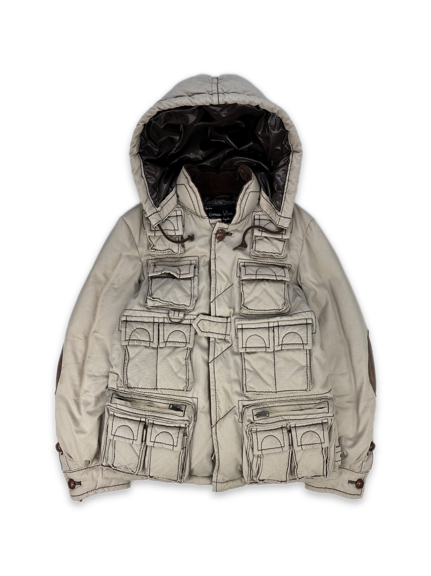 AW08 Number (N)ine ‘Multi Pocket’ My Private Portland Beige Cargo Jacket