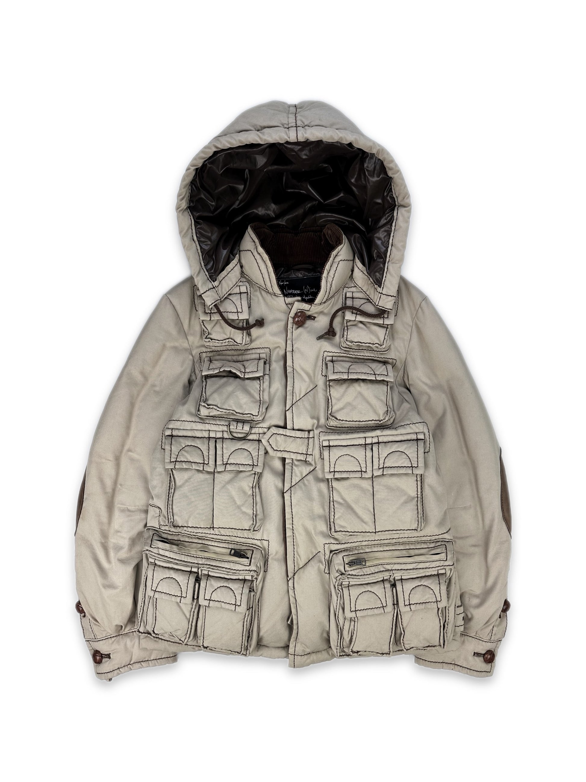 AW08 Number (N)ine ‘Multi Pocket’ My Private Portland Beige Cargo Jacket