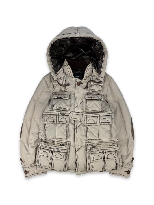 AW08 Number (N)ine ‘Multi Pocket’ My Private Portland Beige Cargo Jacket