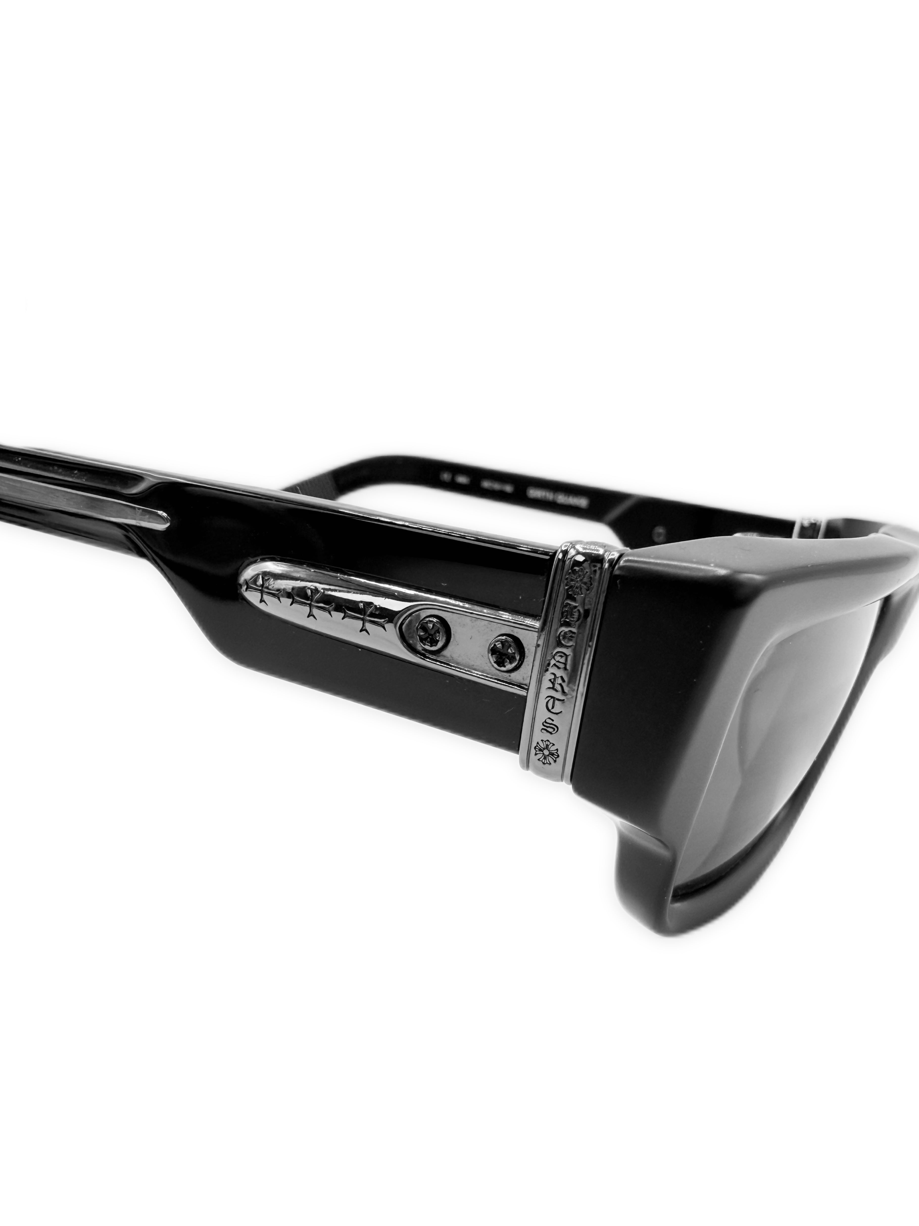 Chrome Hearts ‘Girth Quake’ Black Square Frame Sunglasses