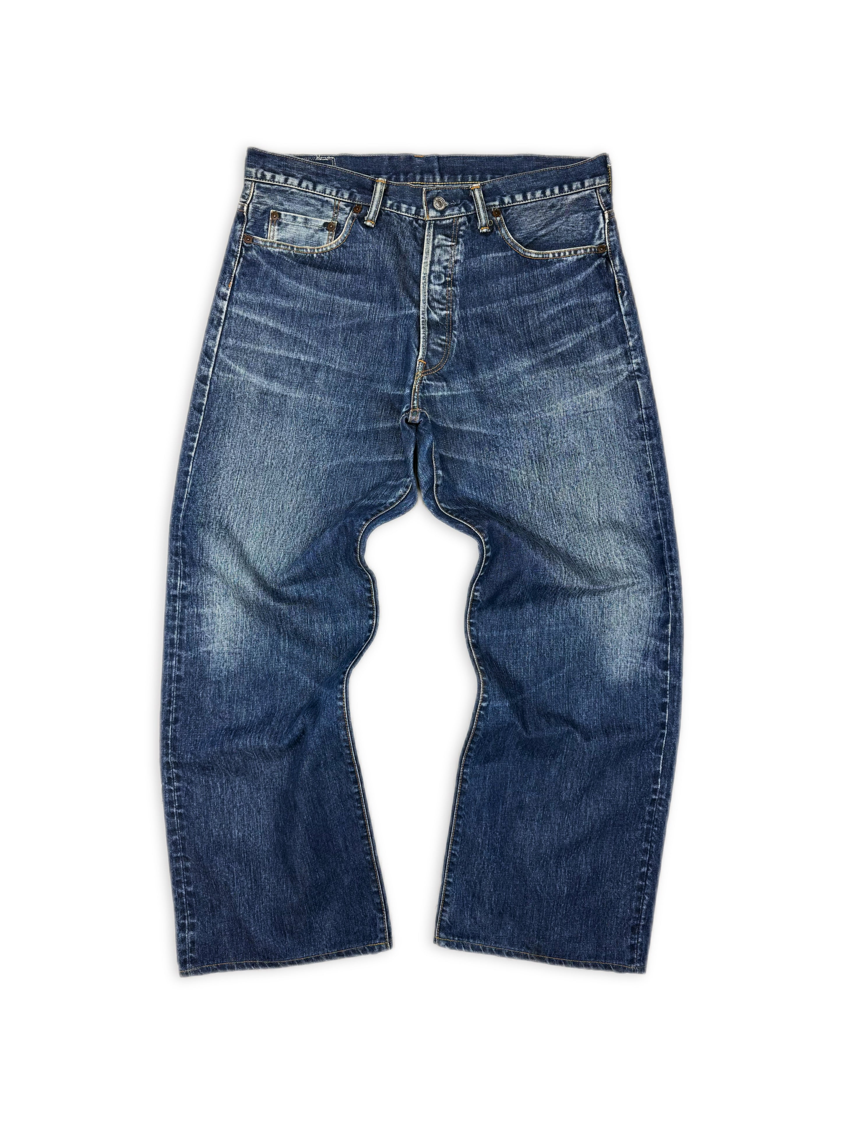 SS04 Yohji Yamamoto Y-3 x Adidas 100/100 Three Stripe Spotted Horse Denim