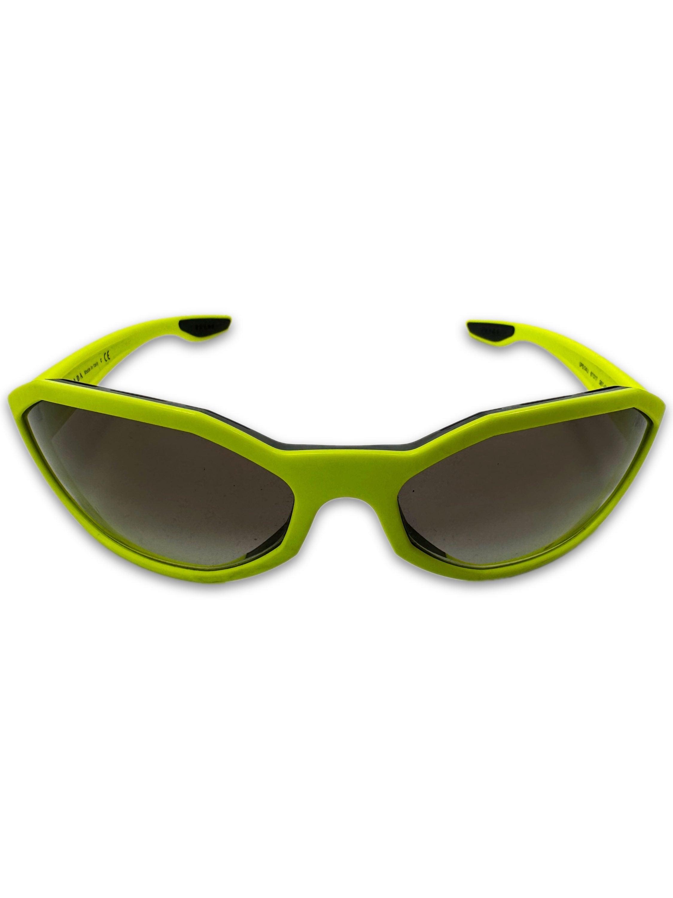 Prada Sport ‘Linea Rossa’ Neon Green Sunglasses