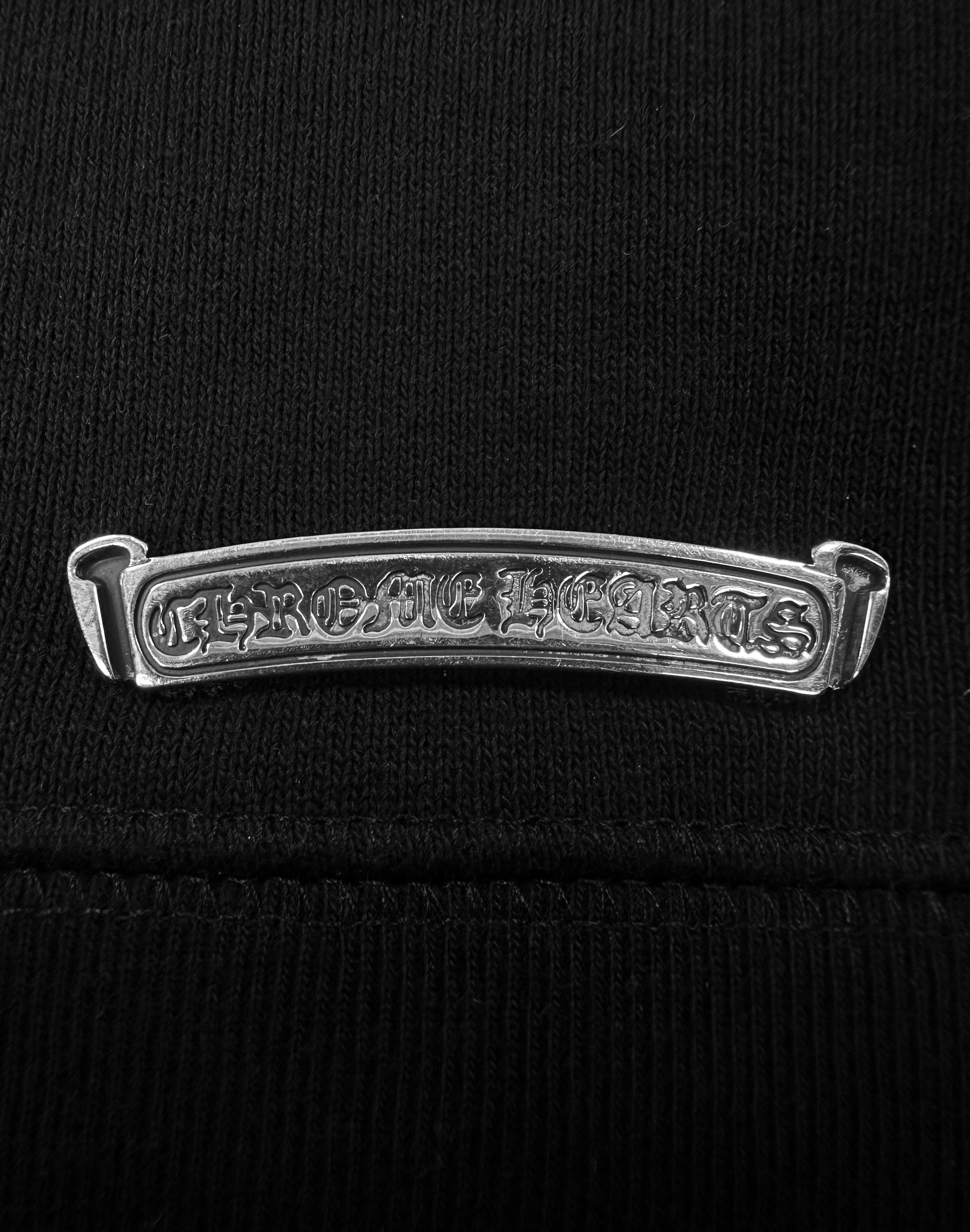 Chrome Hearts ‘Sailin On’ Triple Cross Cemetery Dagger Zip-up Hoodie