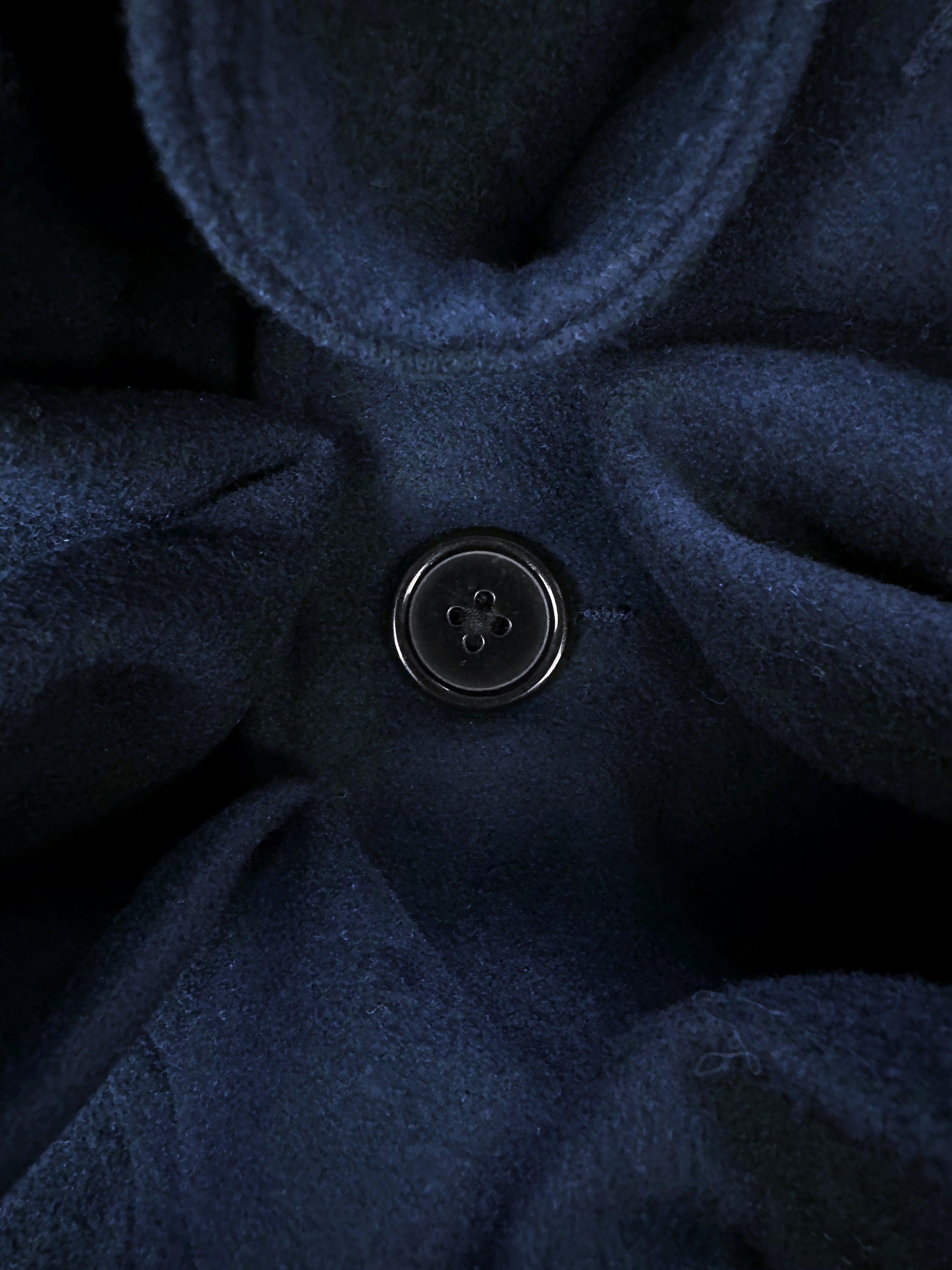 00s Tete Homme Navy Blue Wool Jacket