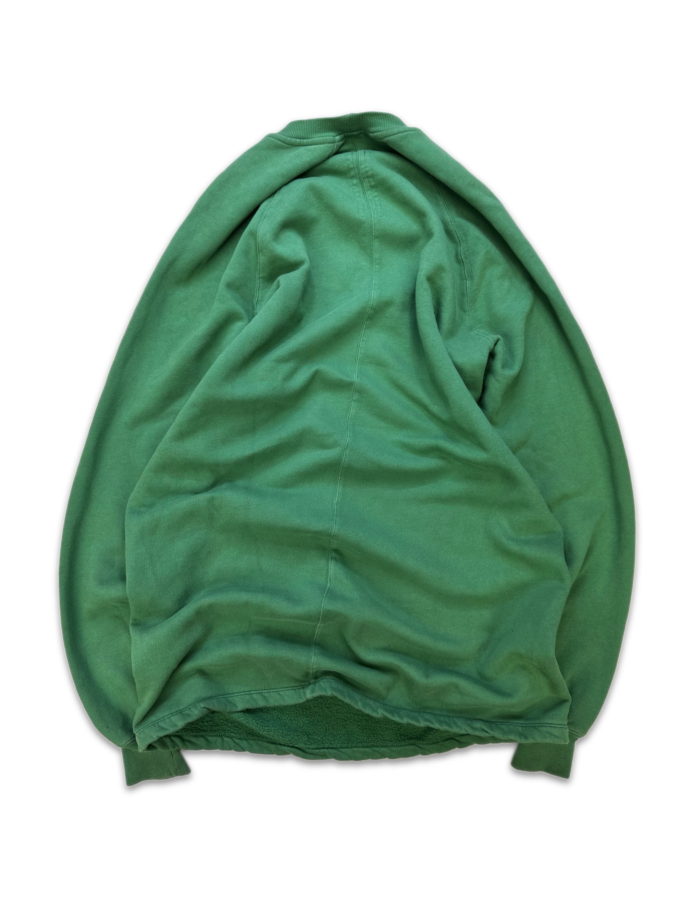 2015 Rick Owens DRKSHDW Green ‘Asymmetric’ Crewneck
