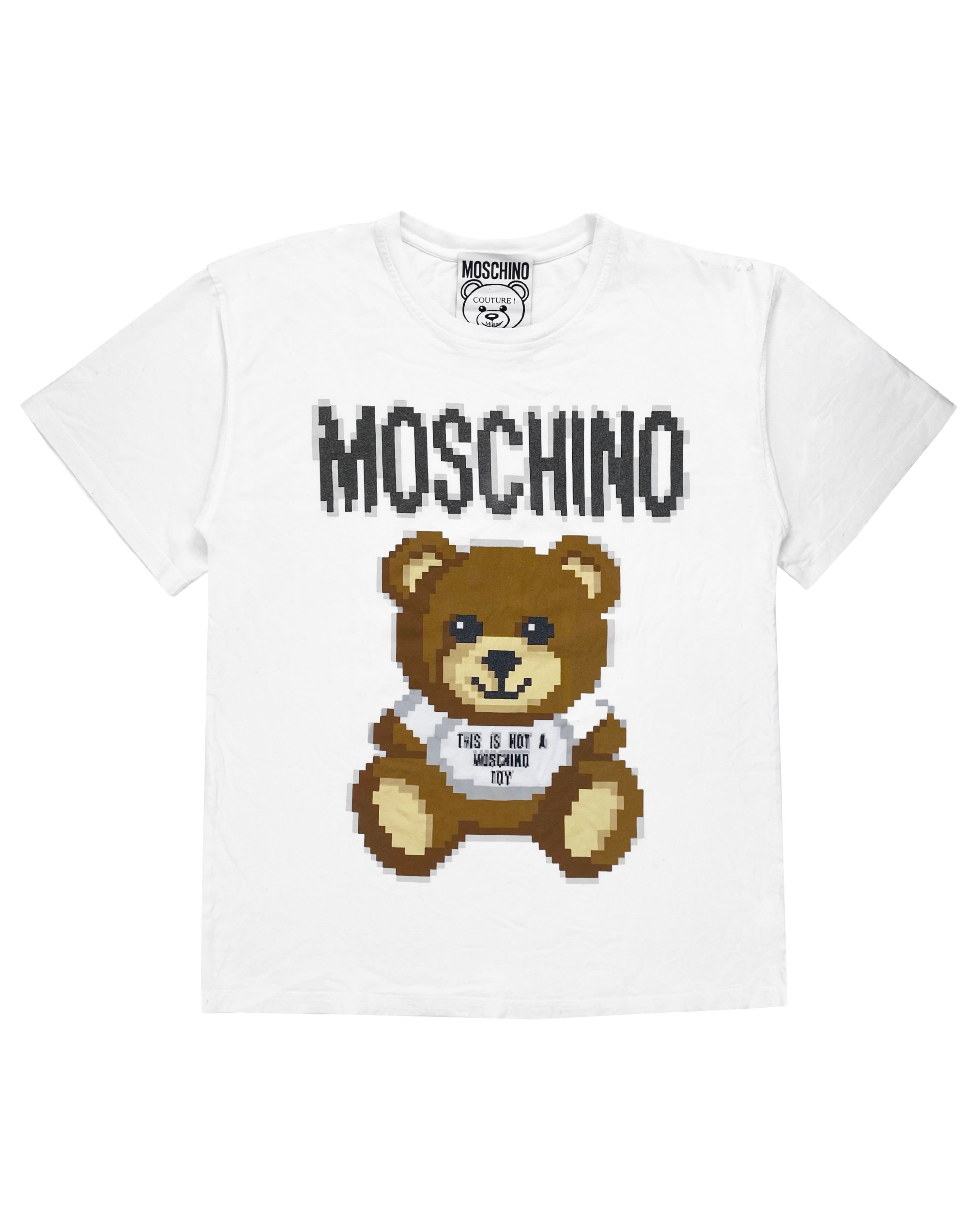 Moschino Pixelated Teddy “Moschino Toy” T-Shirt