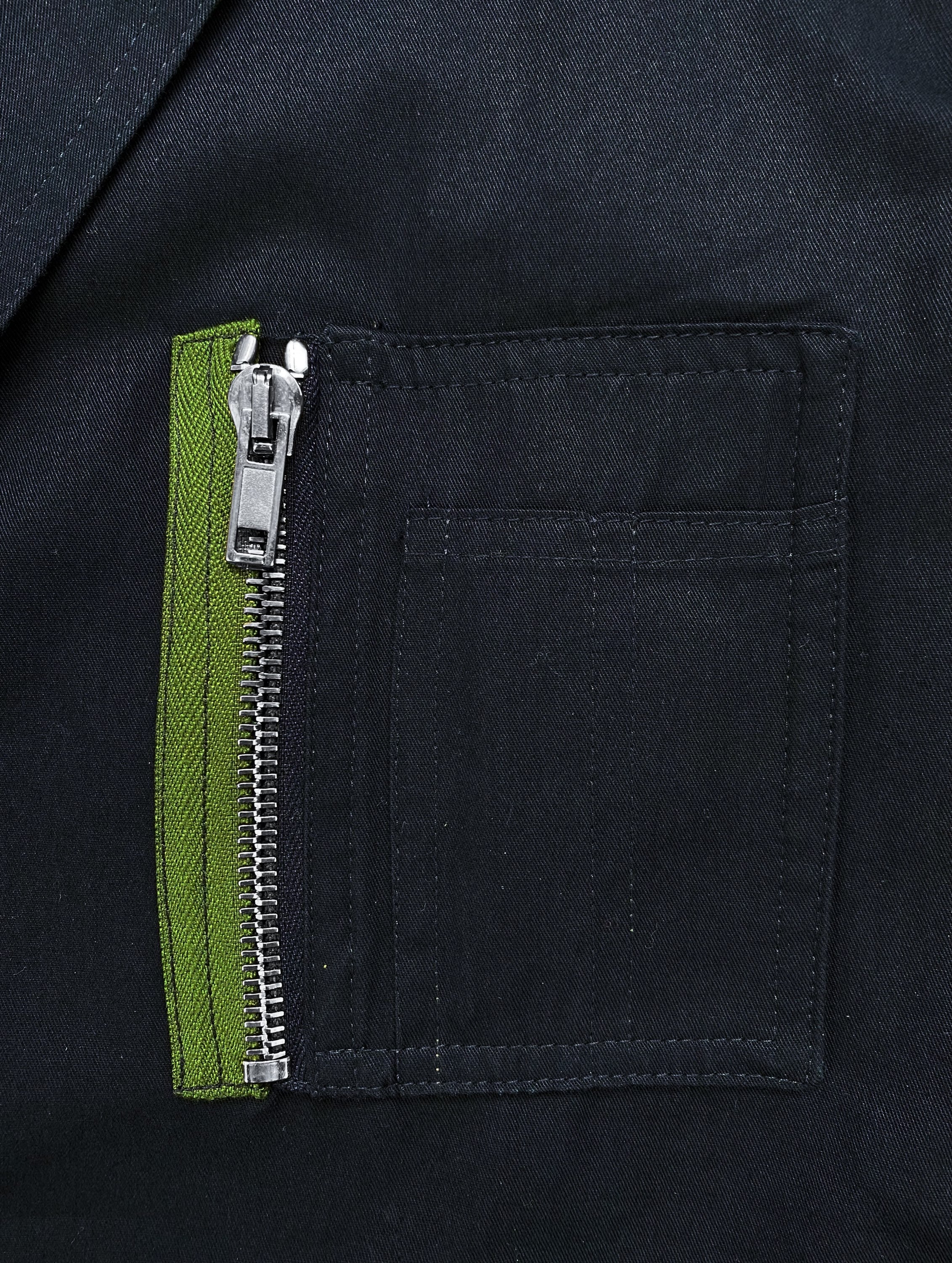 1995 Raf Simons Zippered MA-1 Cargo Pocket Blazer