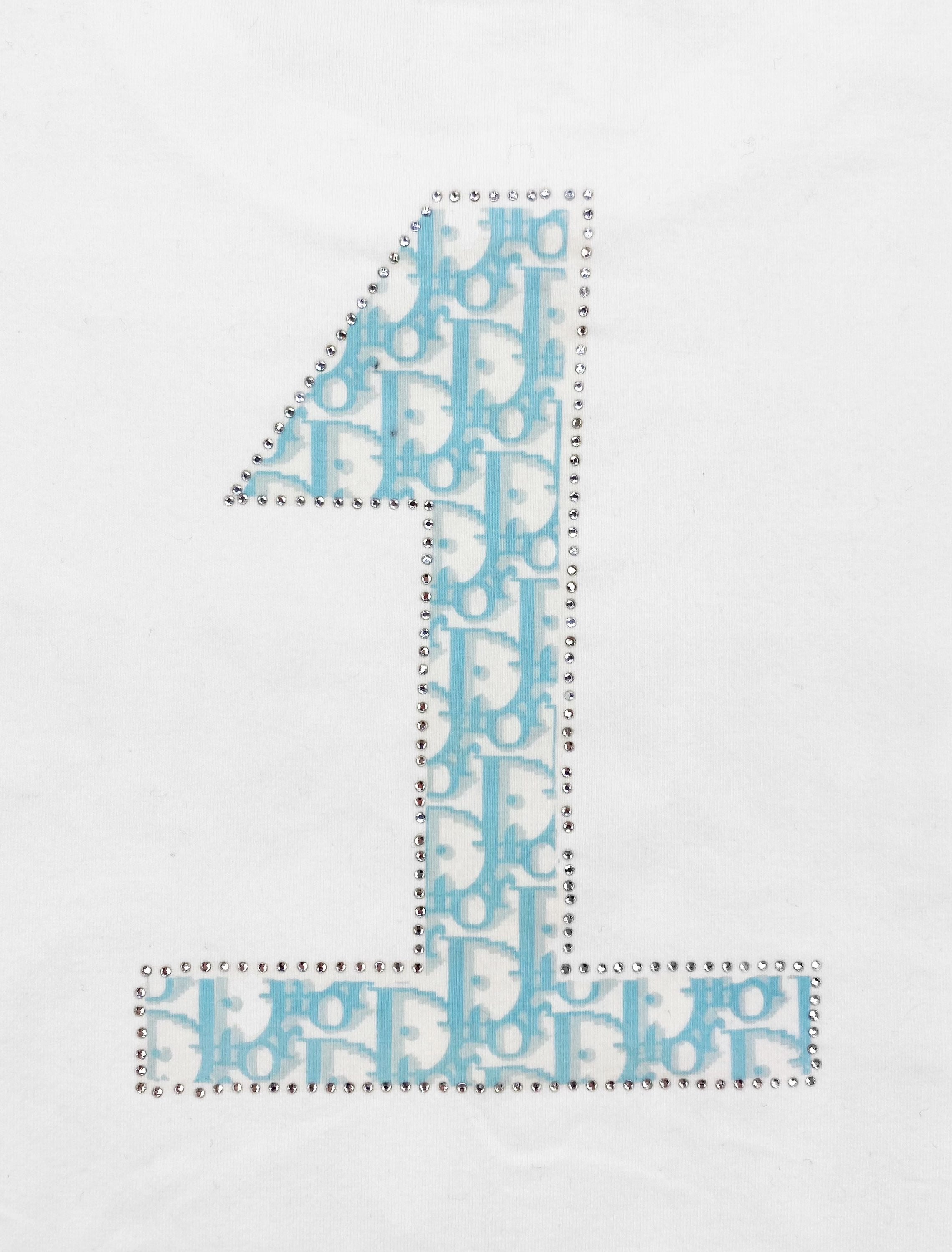 Dior “J’adore Dior” Bejeweled Trotter Monogram Tank-top