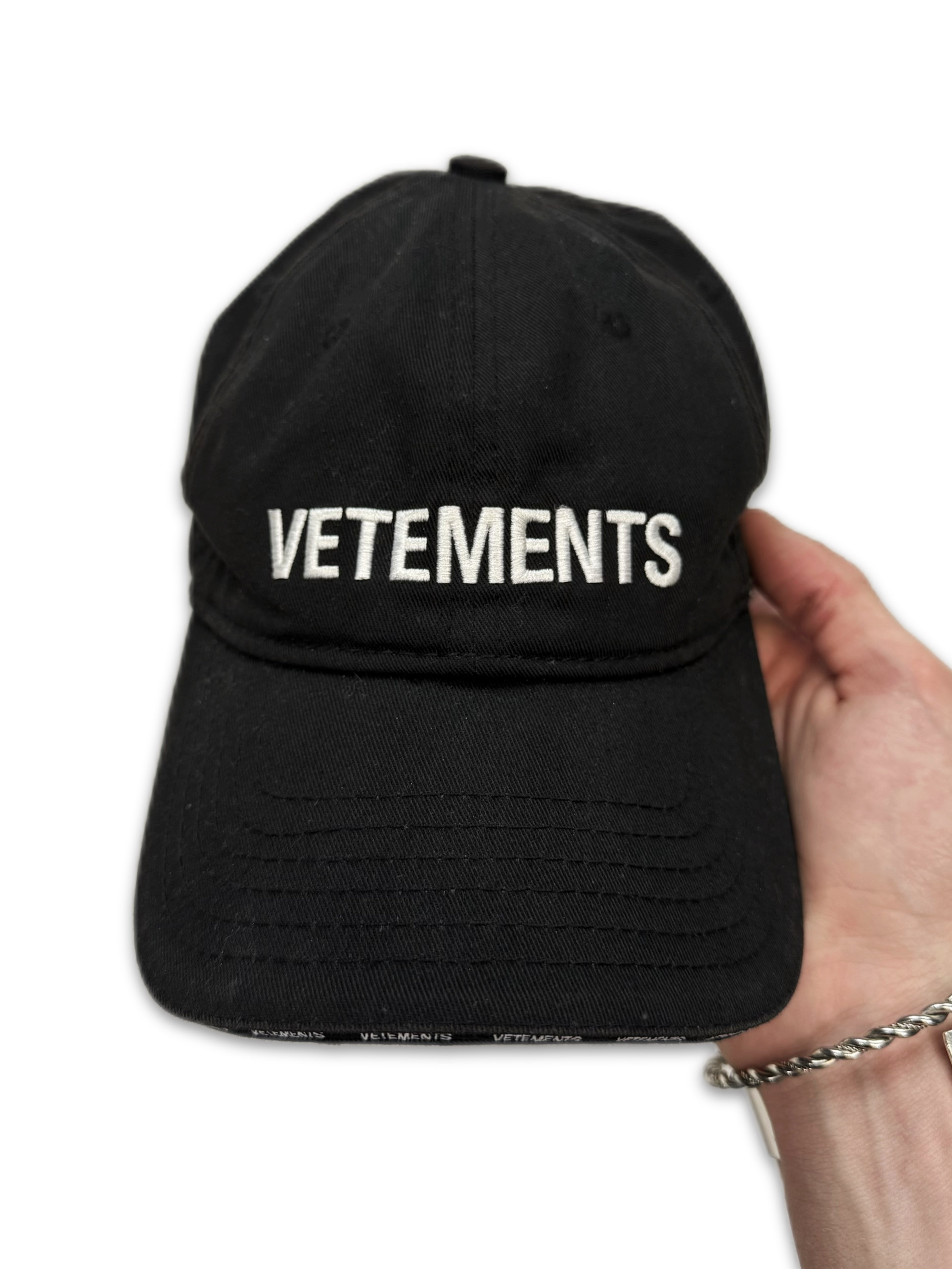 Vetements Embroidered Logo Limited Edition Strap Back Hat