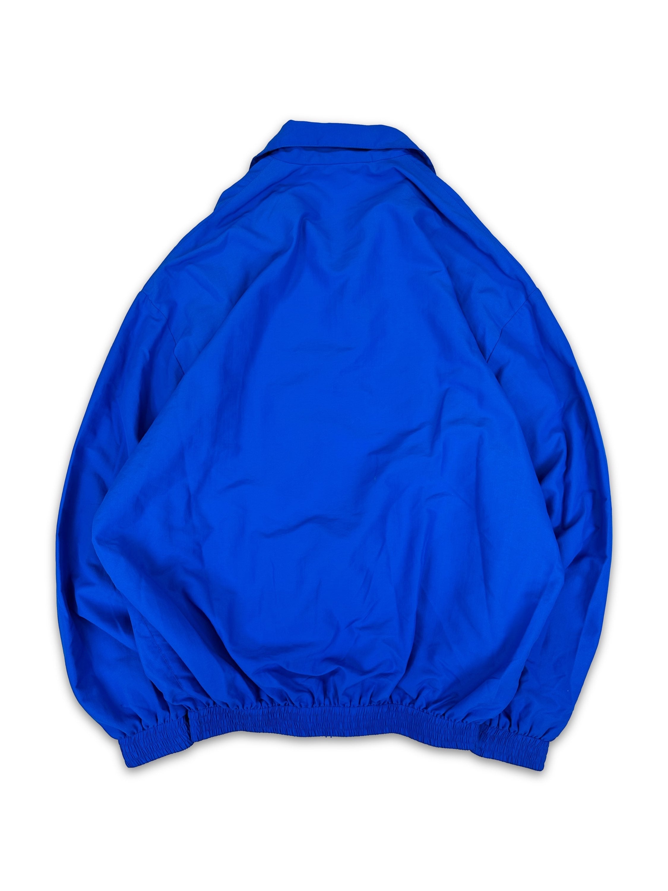 AW21 Balenciaga Sky Blue ‘B’ Logo Zip-up Track Jacket