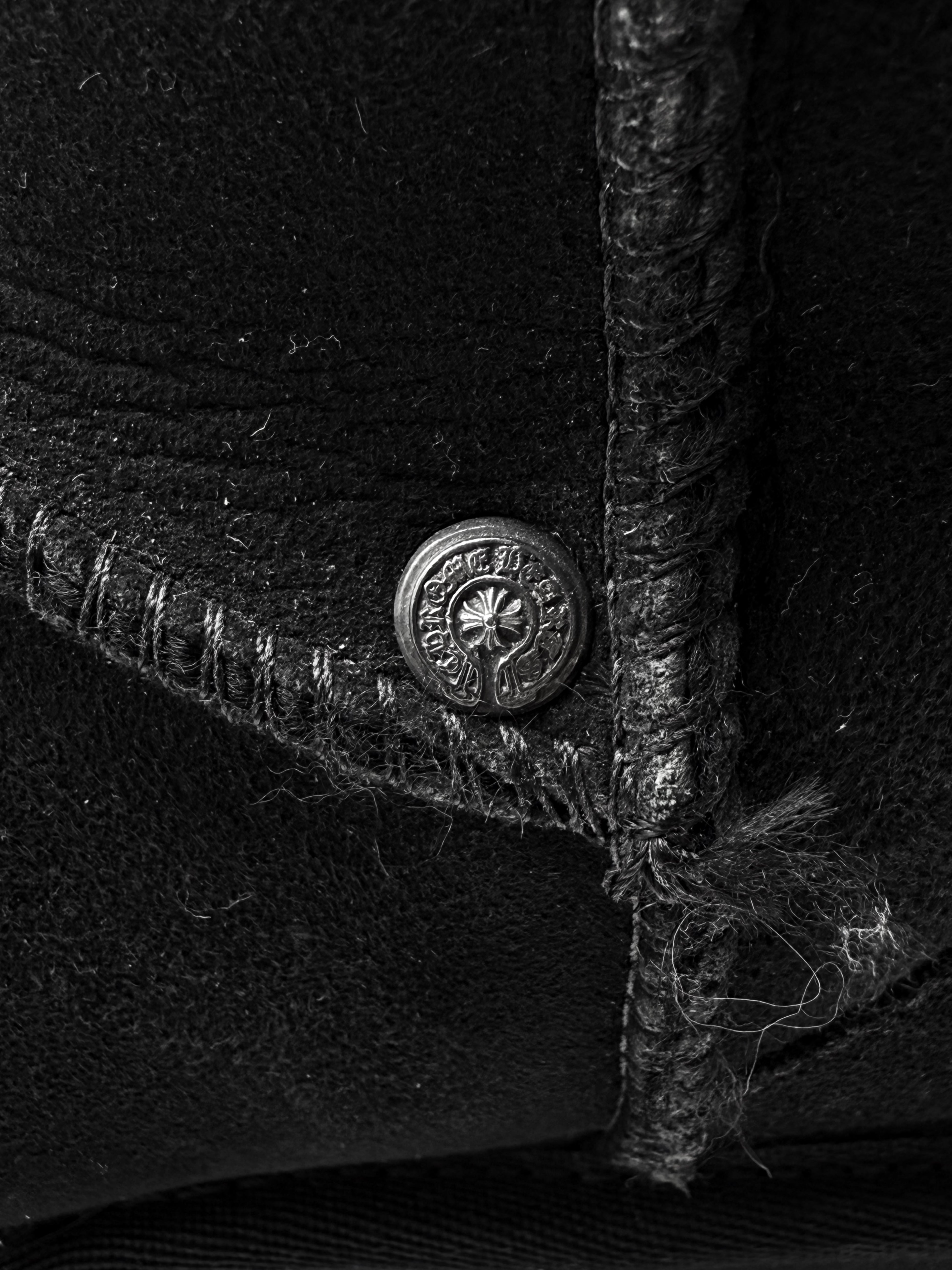Chrome Hearts x Uggs VVIP Fleur .925 Silver Fur Lined Hi-top Boots