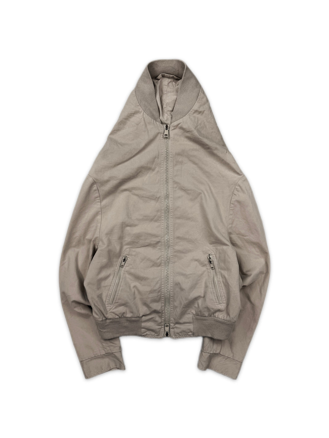 AW05 Maison Margiela ‘Paparazzi’ Hunchback Black Bomber Jacket