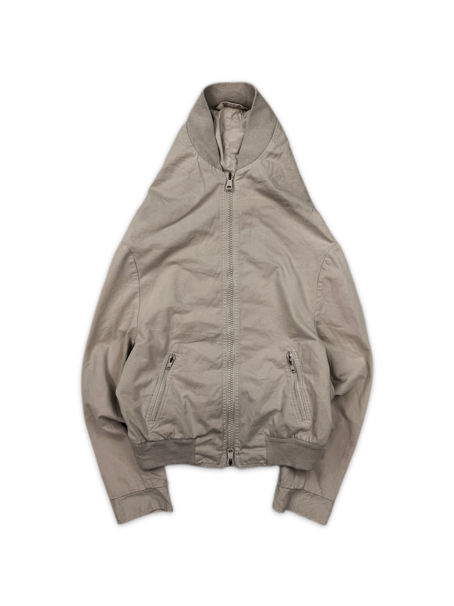 AW05 Maison Margiela ‘Paparazzi’ Hunchback Black Bomber Jacket