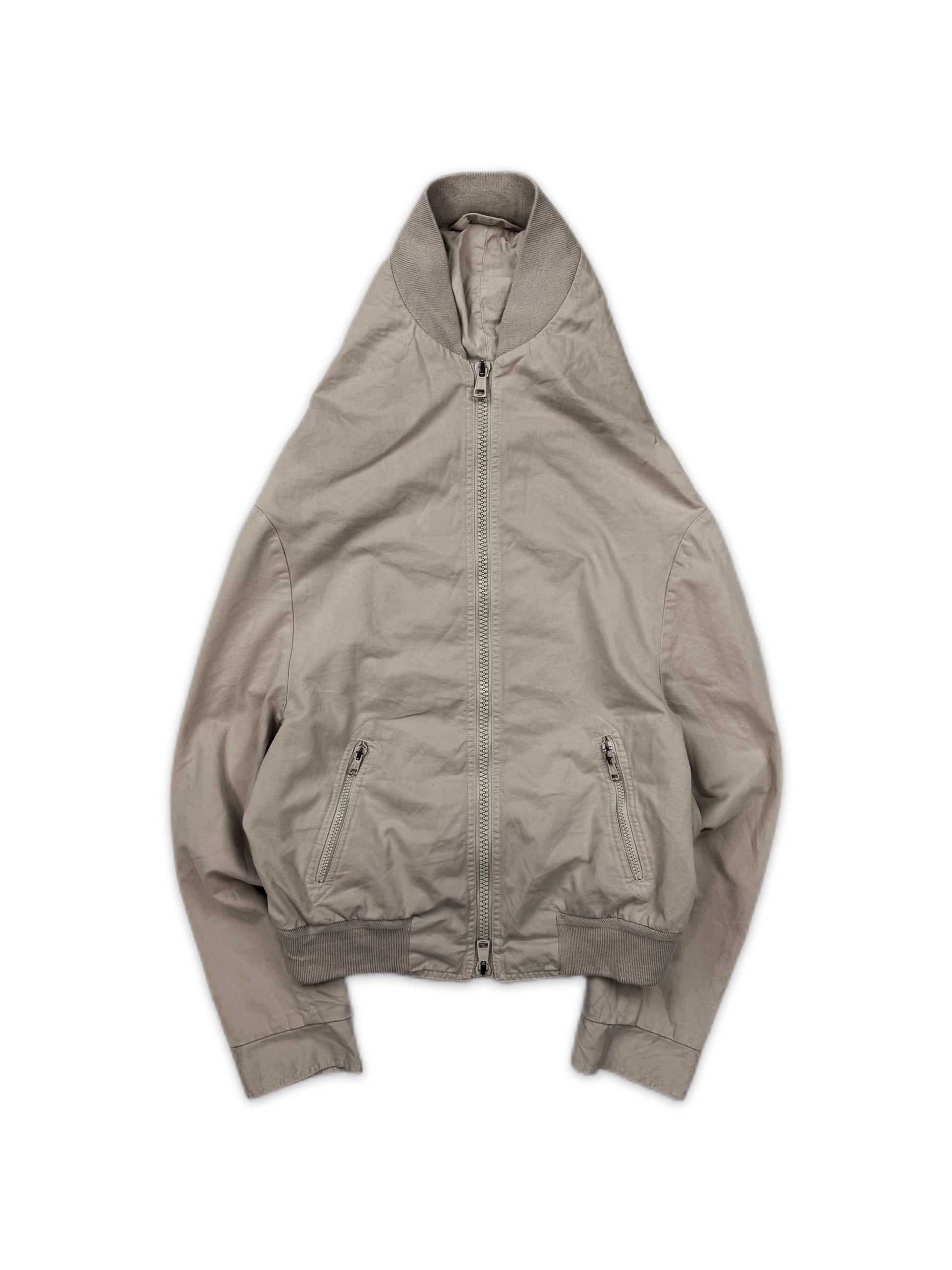 AW05 Maison Margiela ‘Paparazzi’ Hunchback Black Bomber Jacket