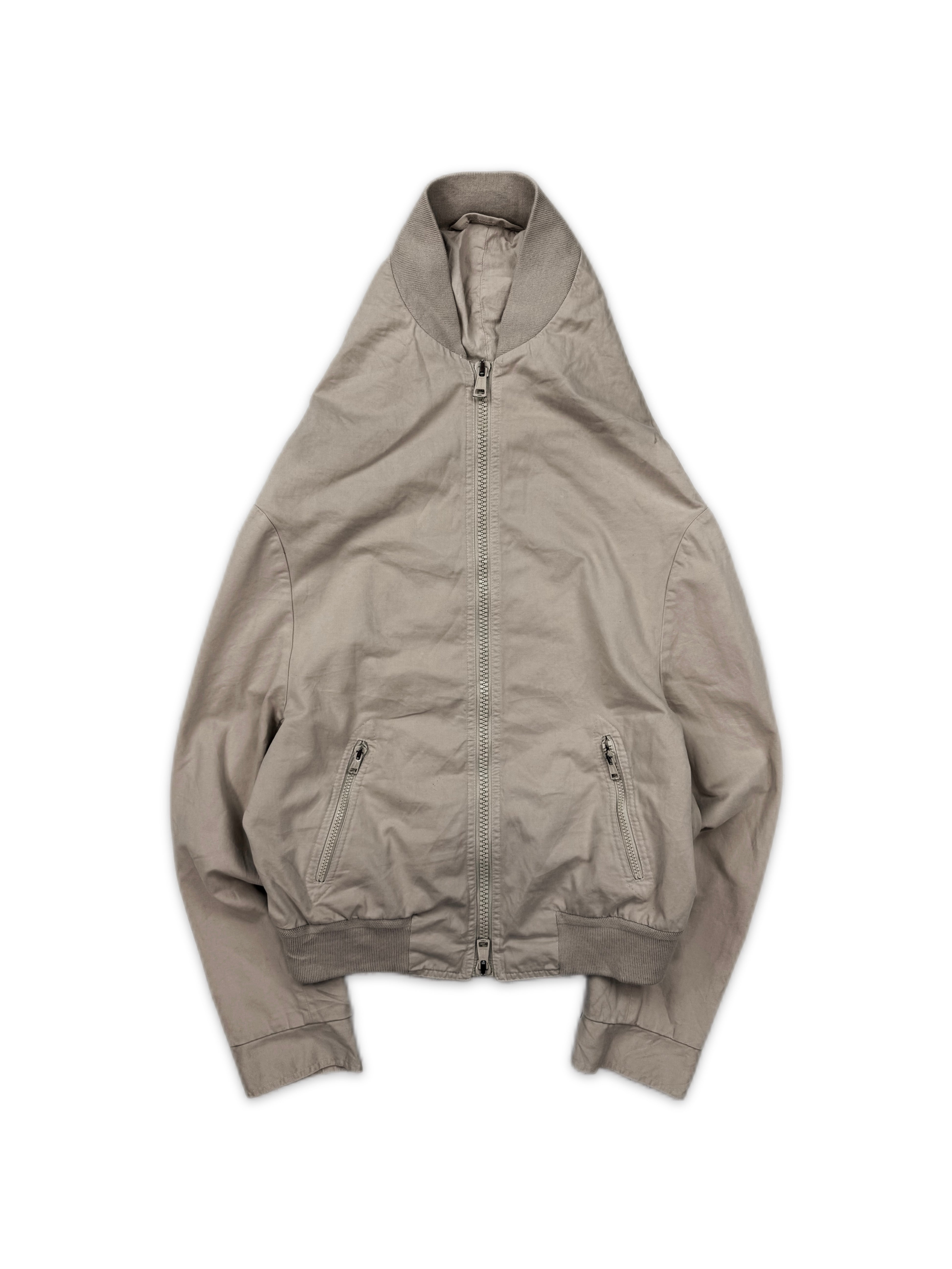 AW05 Maison Margiela ‘Paparazzi’ Hunchback Black Bomber Jacket