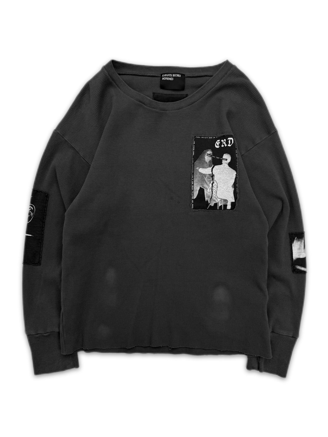 AW24 Enfants Riches Deprimes ‘Assemblage’ Patchwork Thermal Long Sleeve