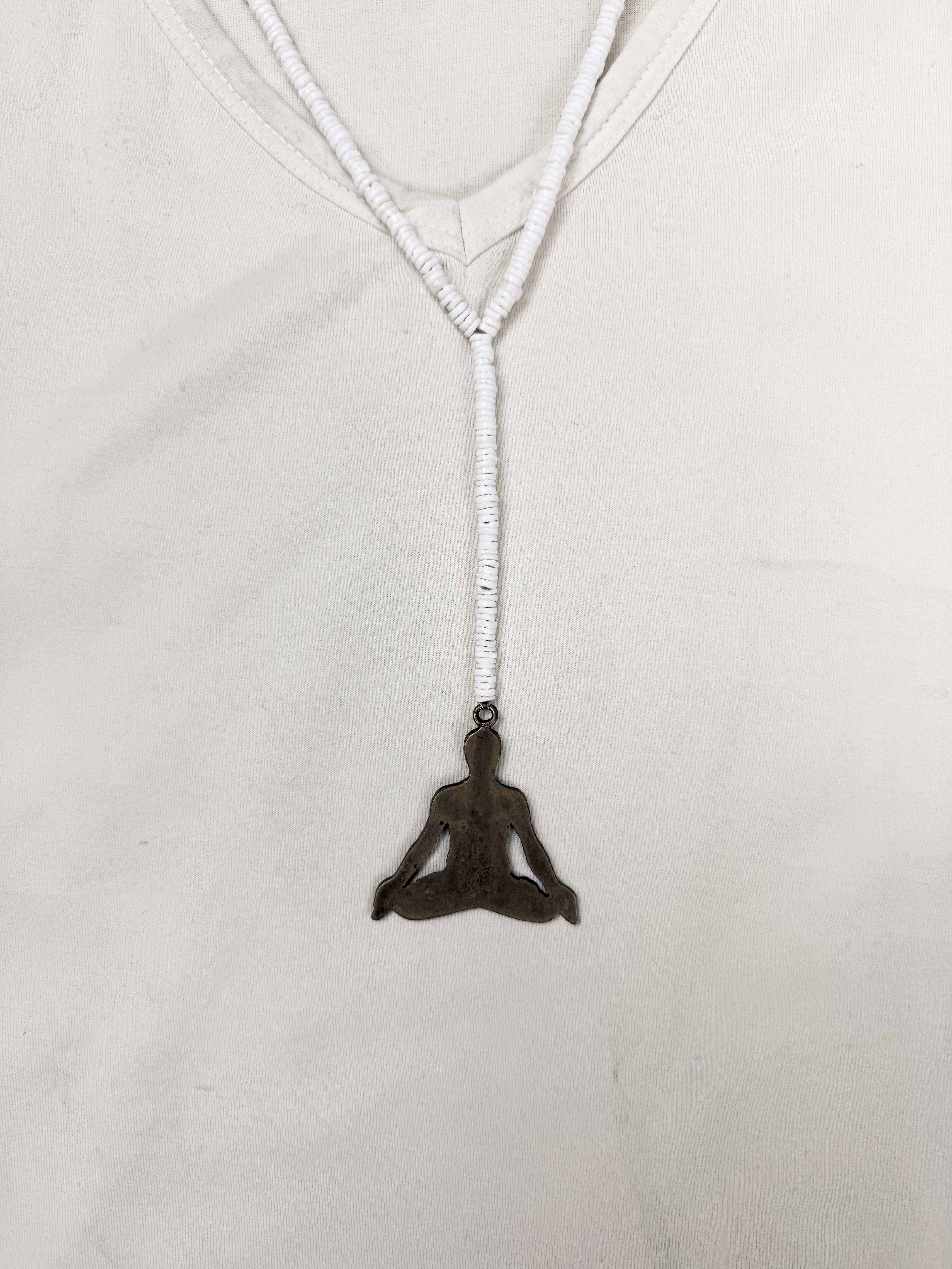 SS04 Raf Simons May The Circle Be Unbroken Meditating Necklace Tank Top