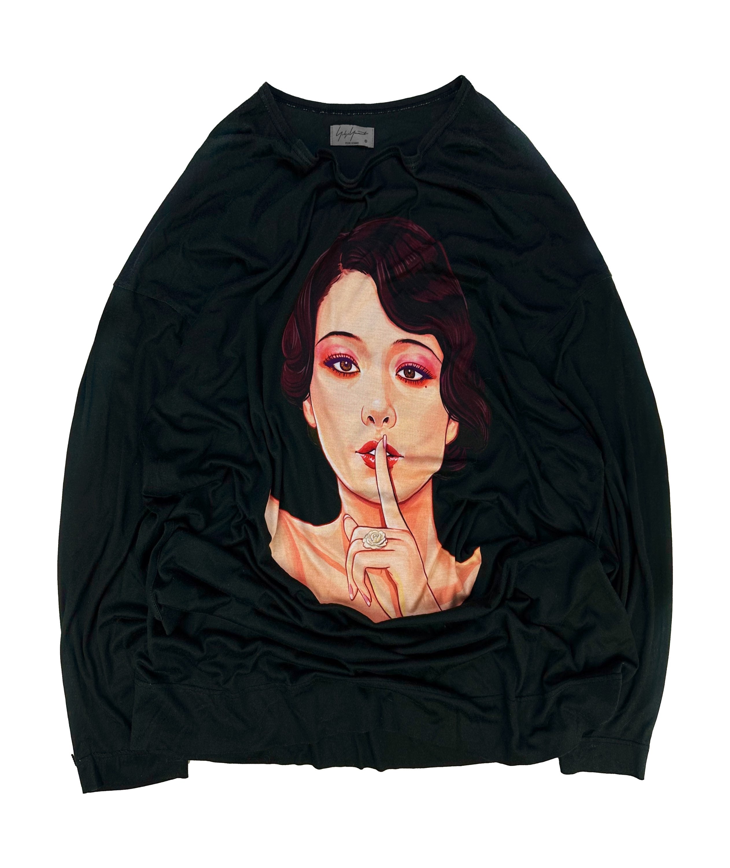SS02 Yohji Yamamoto Homme ‘Pin-up’ Girl Oversized Long Sleeve