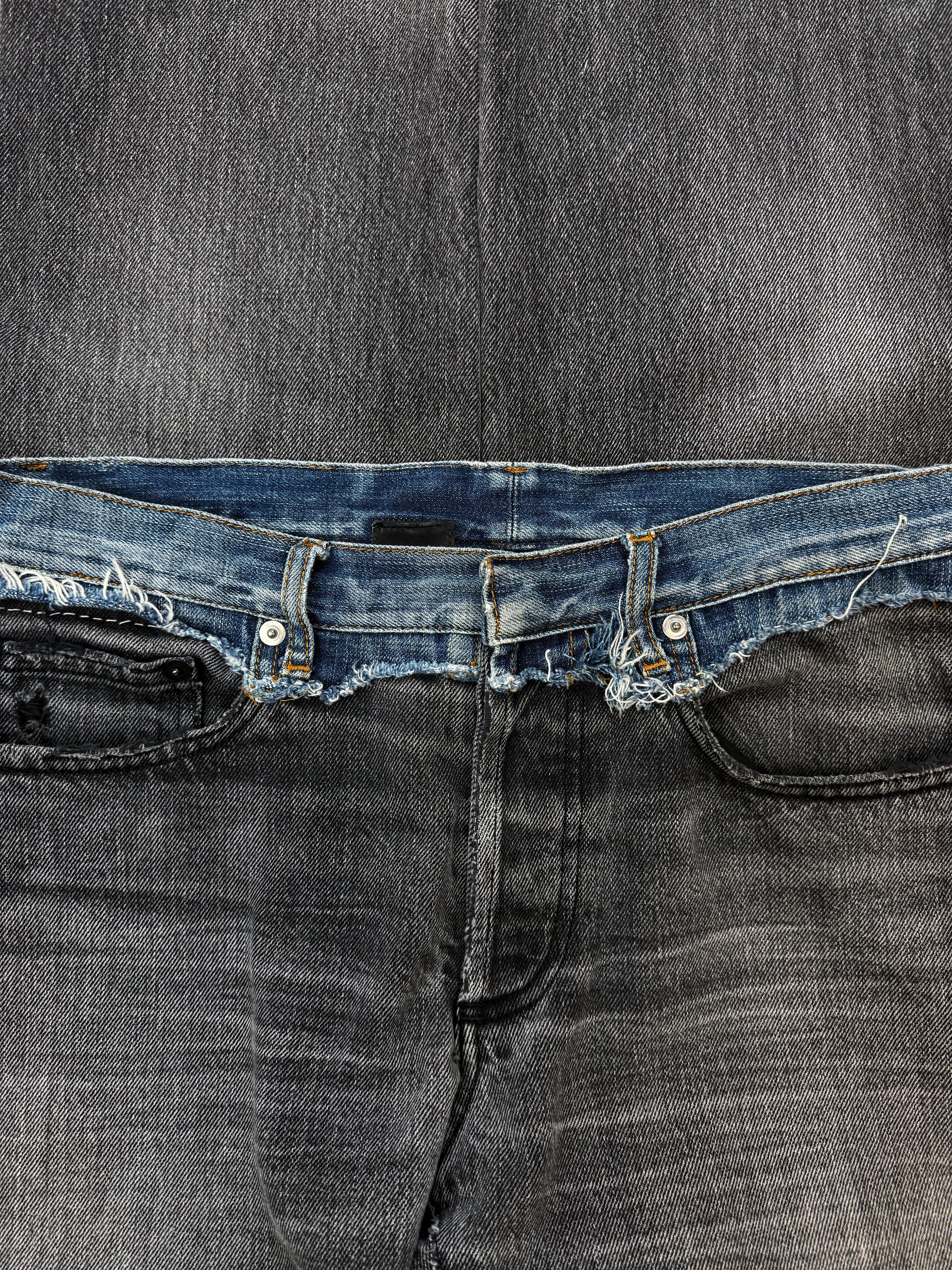 AW06 Dior Homme ‘These Grey Days’ Cummerbund Hedi Slimane Jeans
