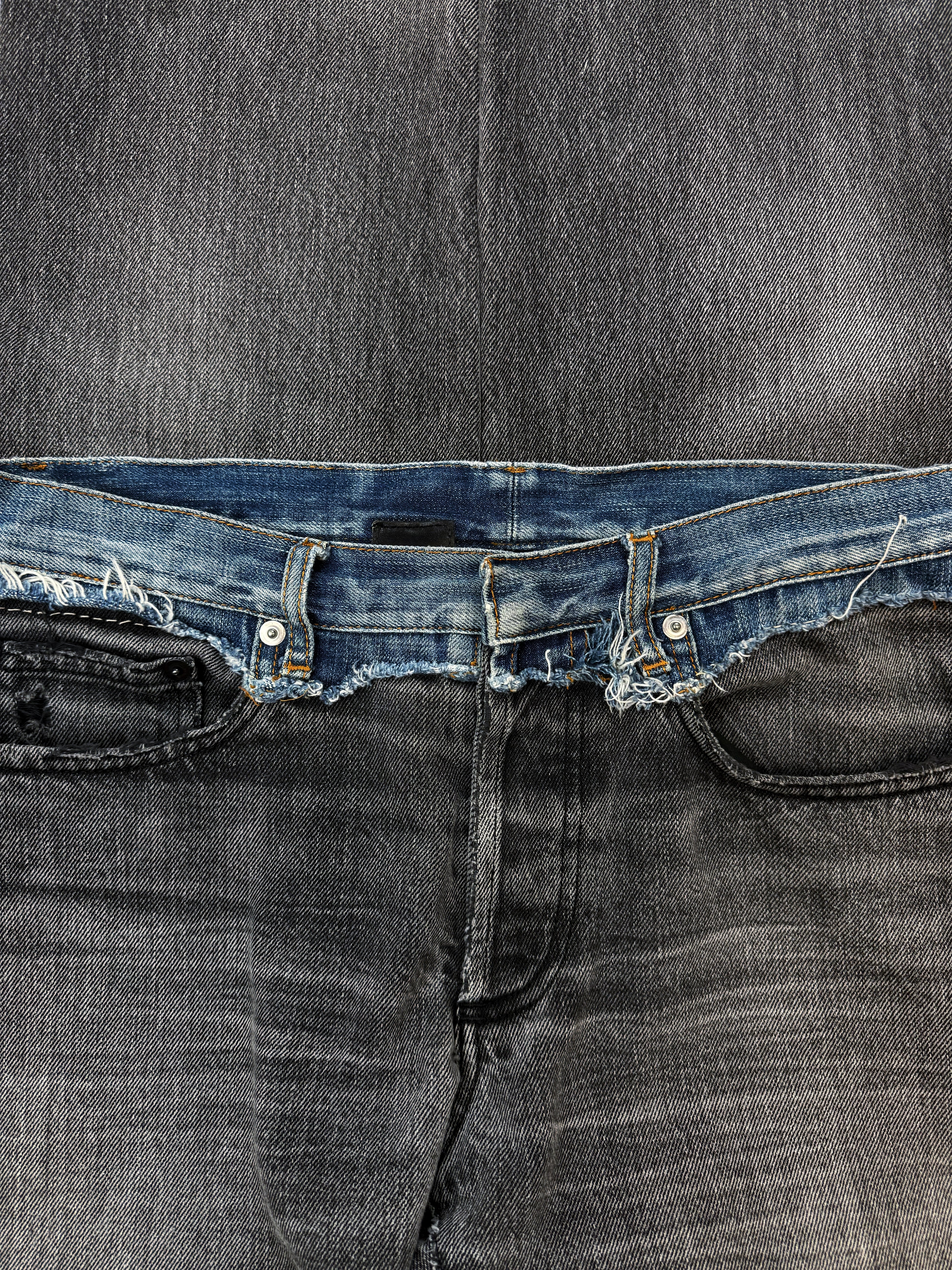 AW06 Dior Homme ‘These Grey Days’ Cummerbund Hedi Slimane Jeans