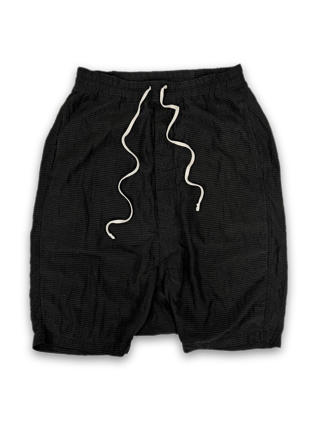 SS12 Rick Owens ‘Naska’ Striped Drop Crotch Shorts
