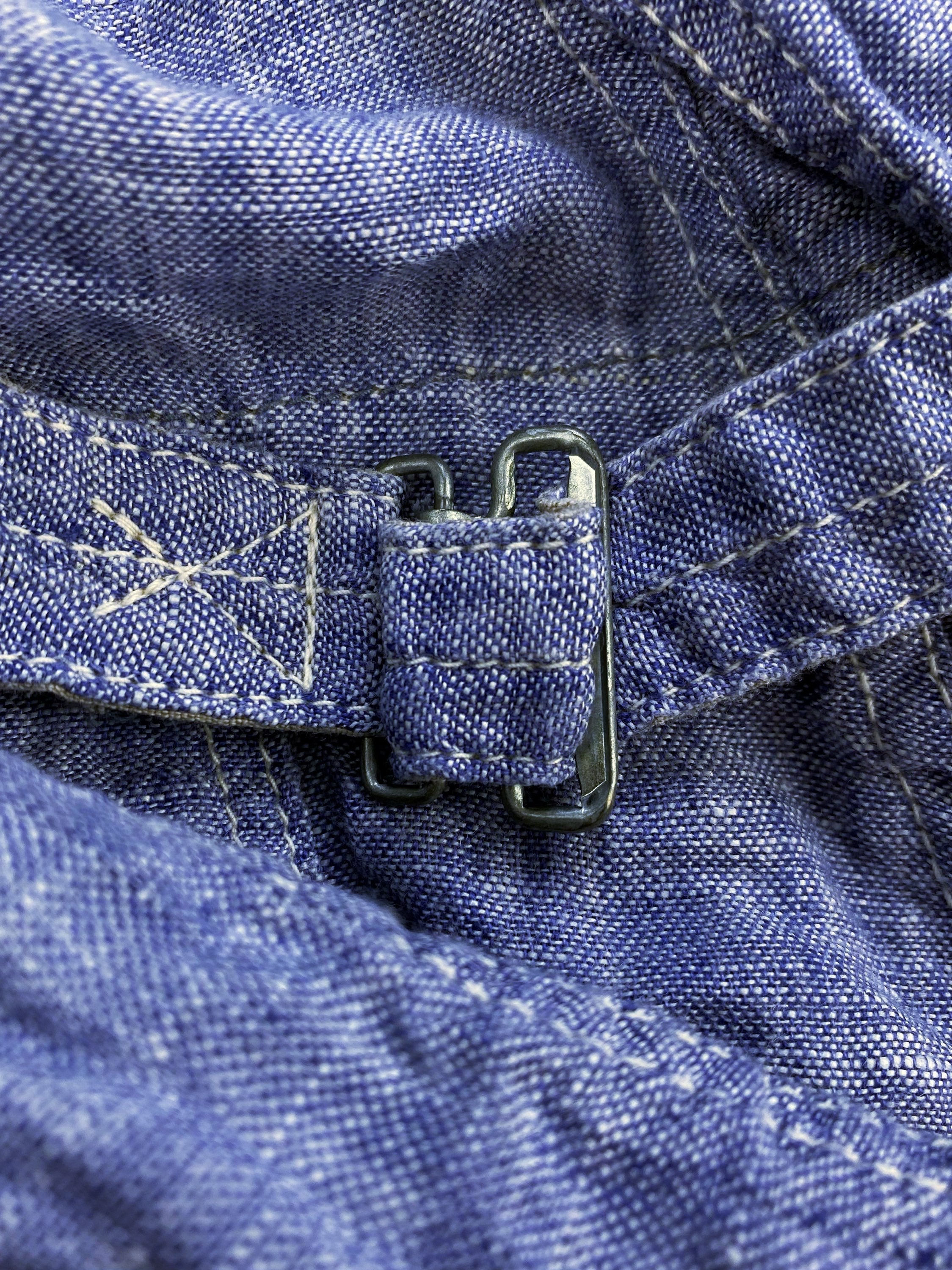 Kapital Navy Blue Linen Light Weight Cargo Pants