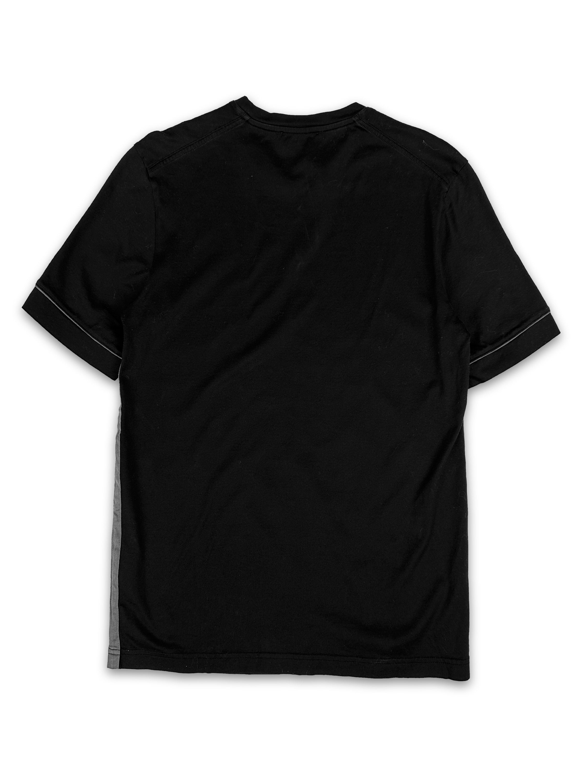 Prada Black ‘Striped’ Patch Logo T-Shirt