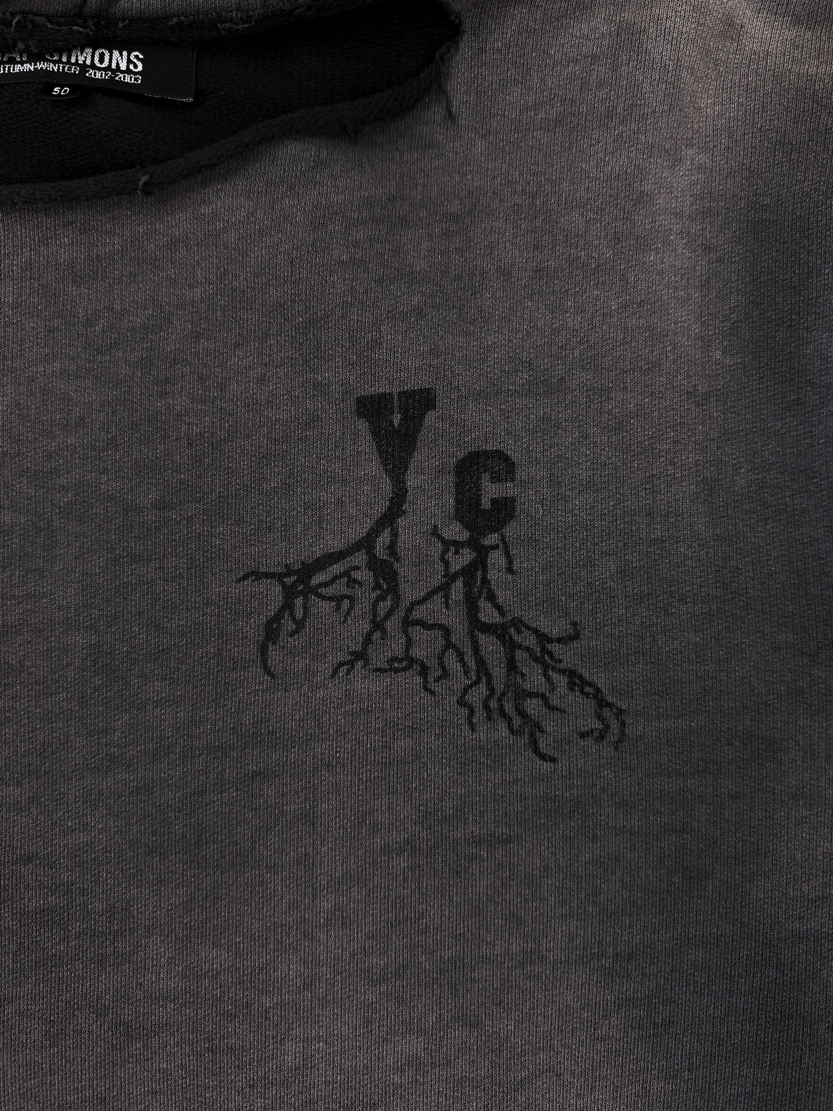 AW02 Raf Simons ‘Virginia Creeper’ Sun Faded Roots Hoodie