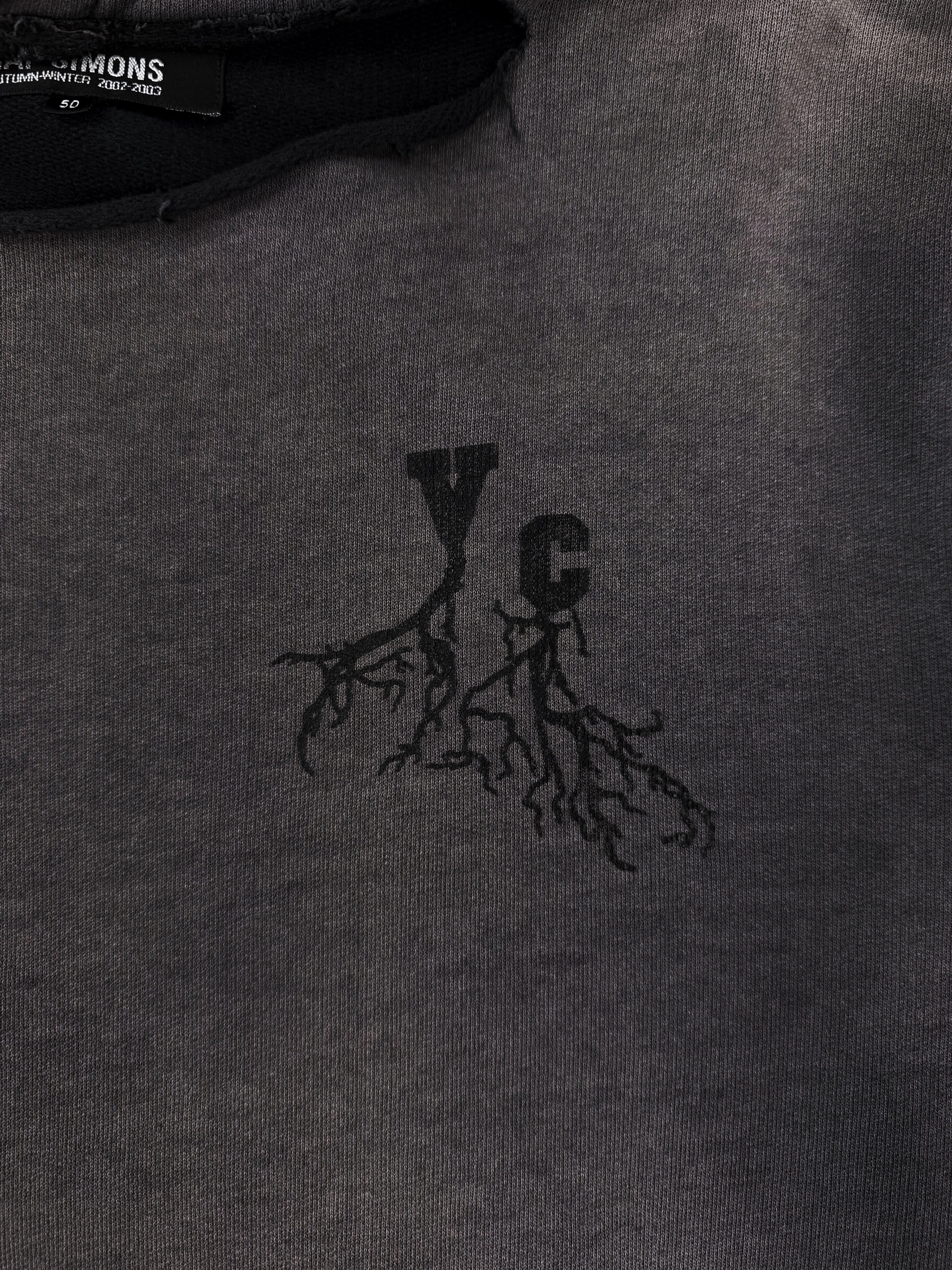 AW02 Raf Simons ‘Virginia Creeper’ Sun Faded Roots Hoodie