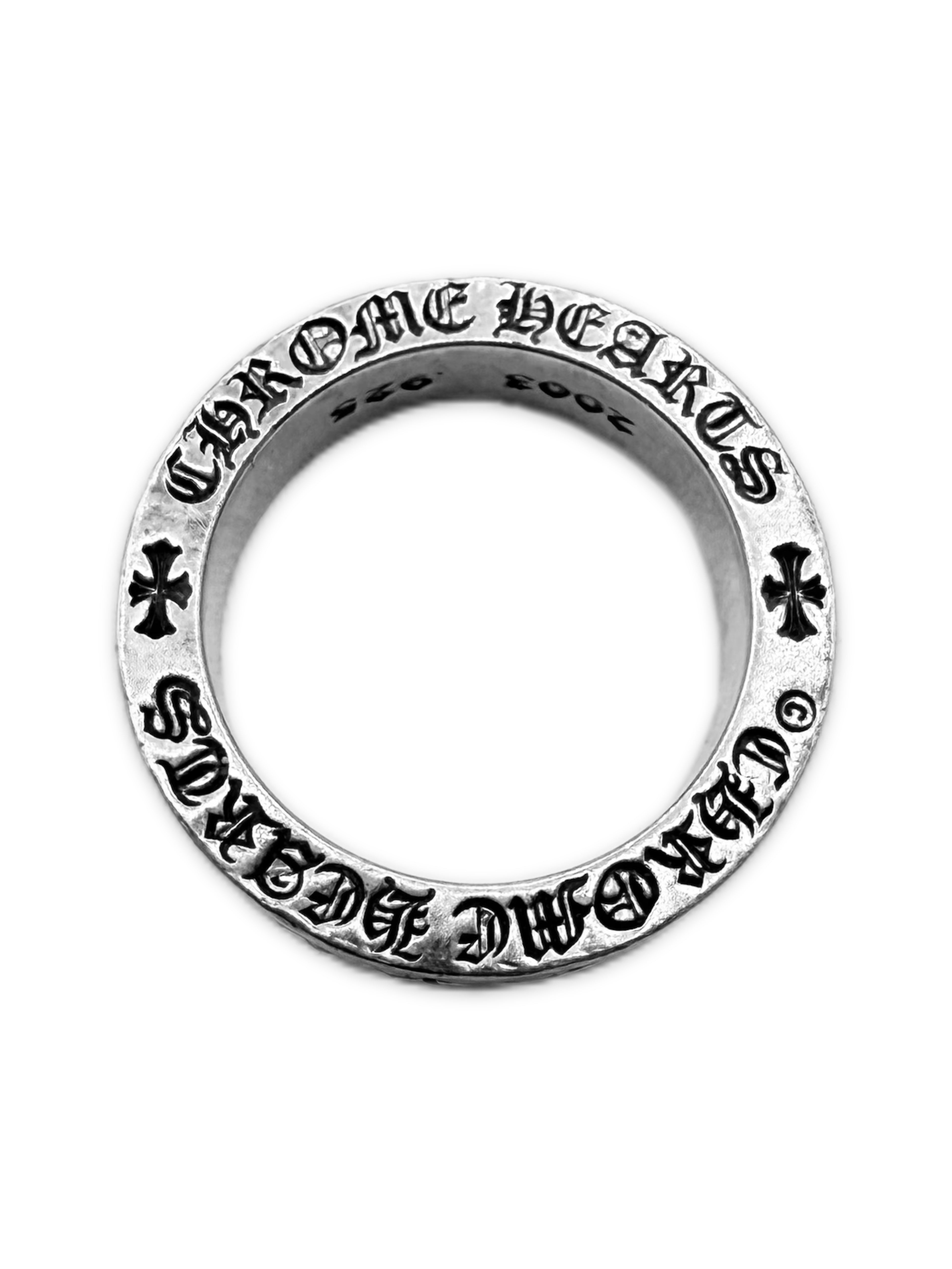 Chrome Hearts ‘Forever’ .925 Silver Etched Ring