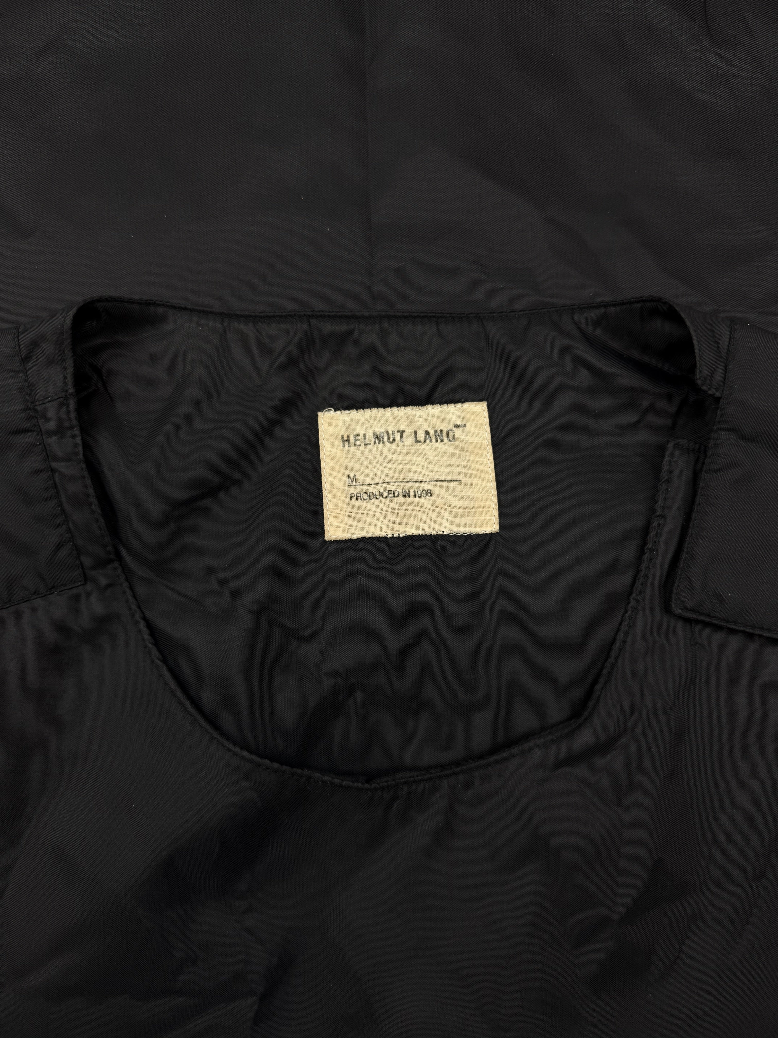 AW98 Helmut Lang Bulletproof Ballistic Nylon Black Military Vest