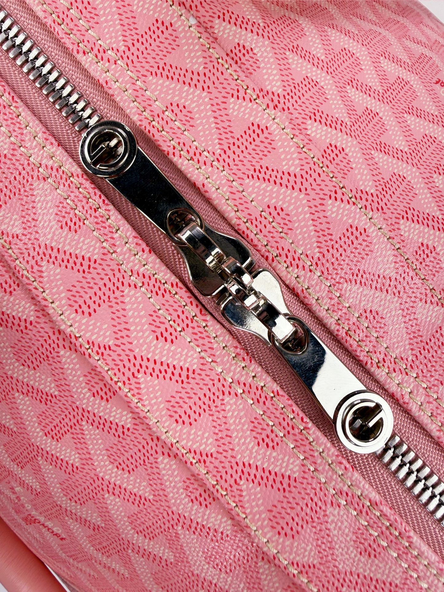 2008 Goyard 60 Sakura Baby Pink Japan Exclusive Croisière Leather Duffle Bag
