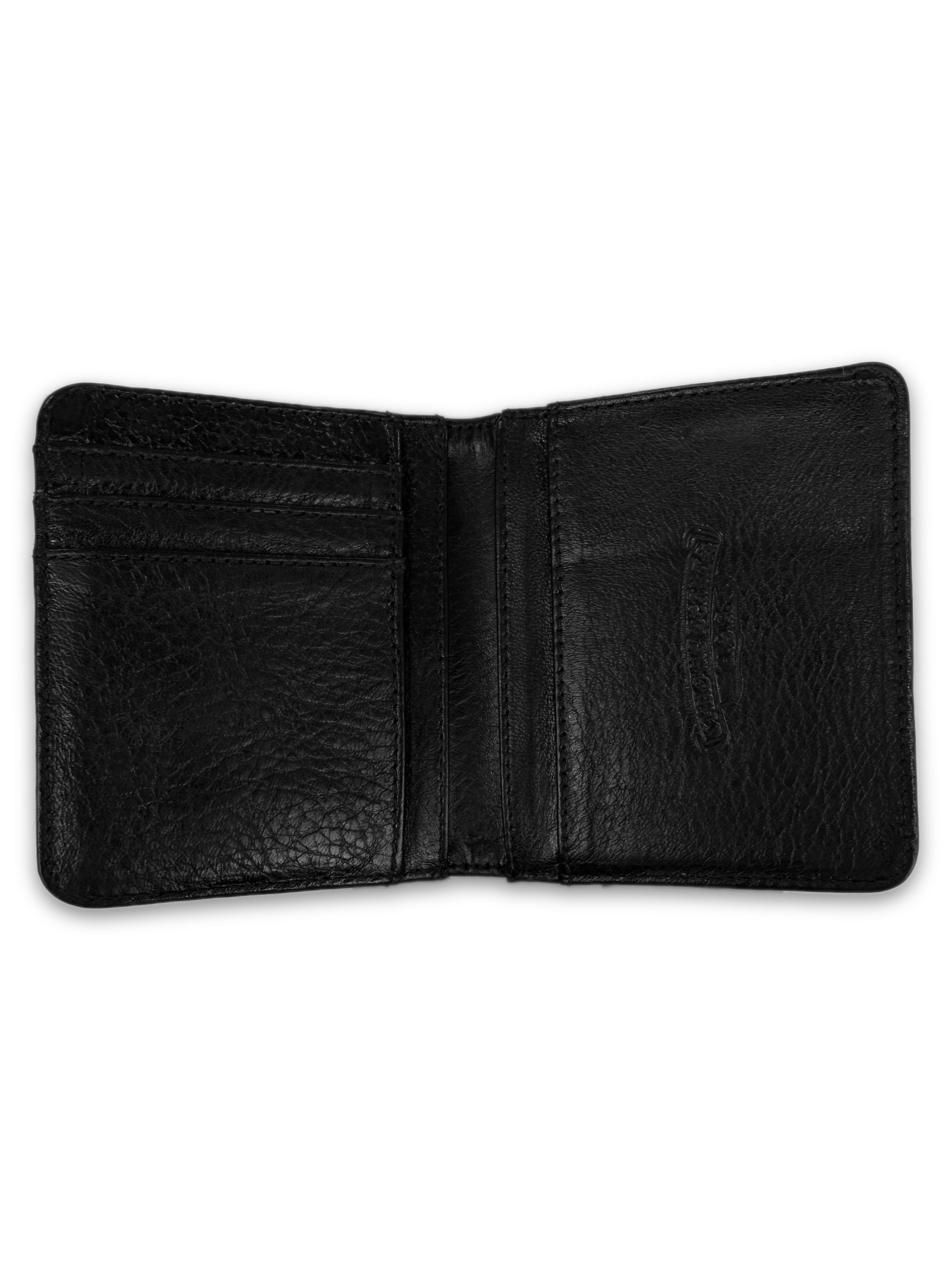 Chrome Hearts x Matty Boy Checkered Cross Patch Bifold Leather Wallet