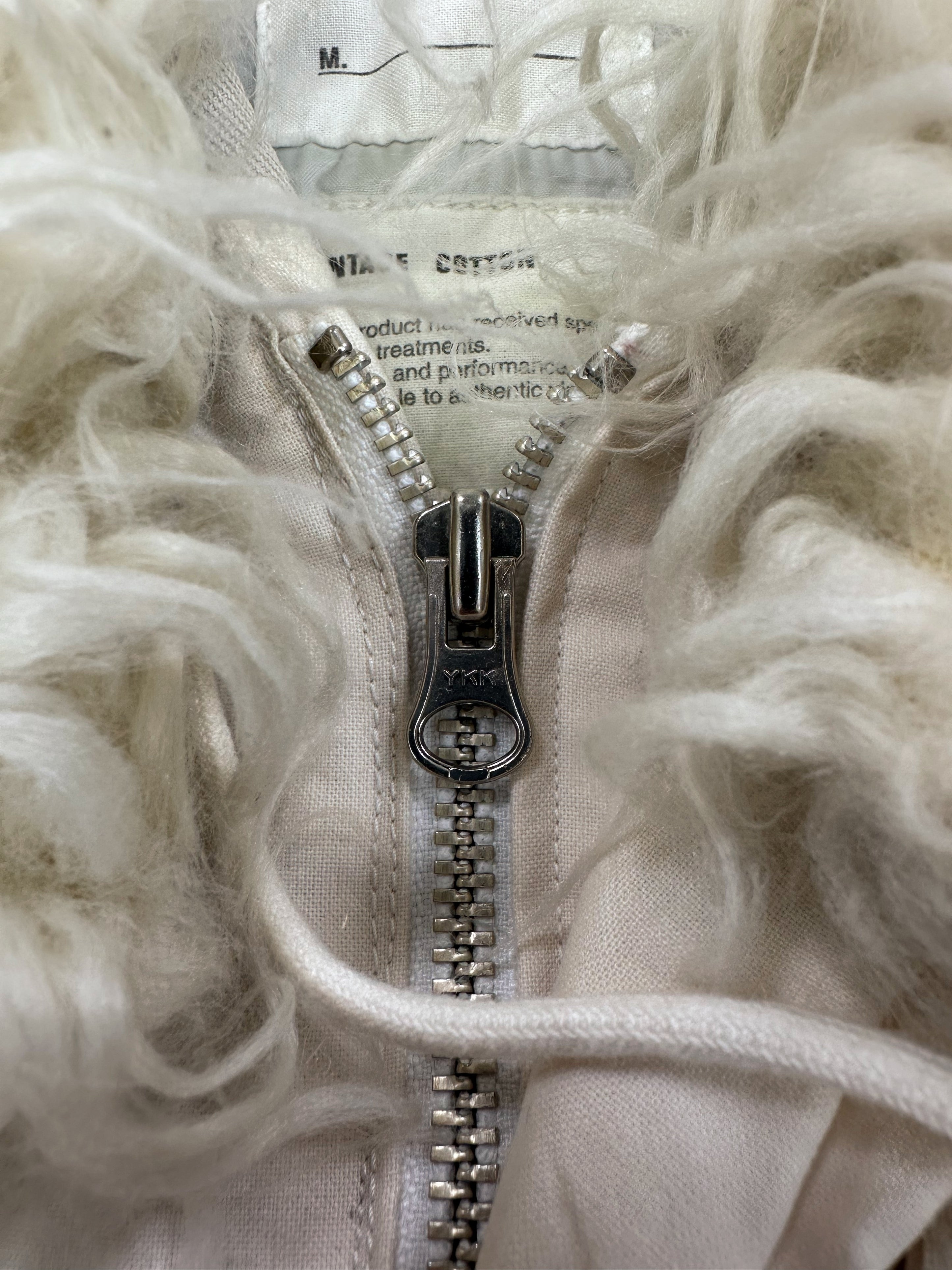 AW99 Helmut Lang ‘Astro’ Fur Multi-zip Parachute Biker Jacket